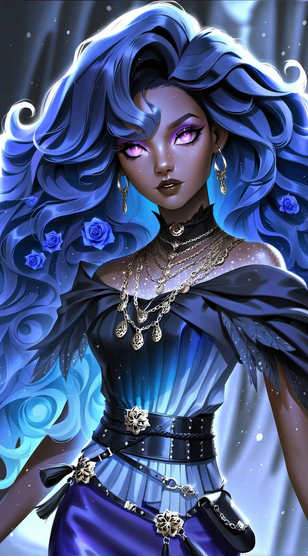 ai character: Celestine  background