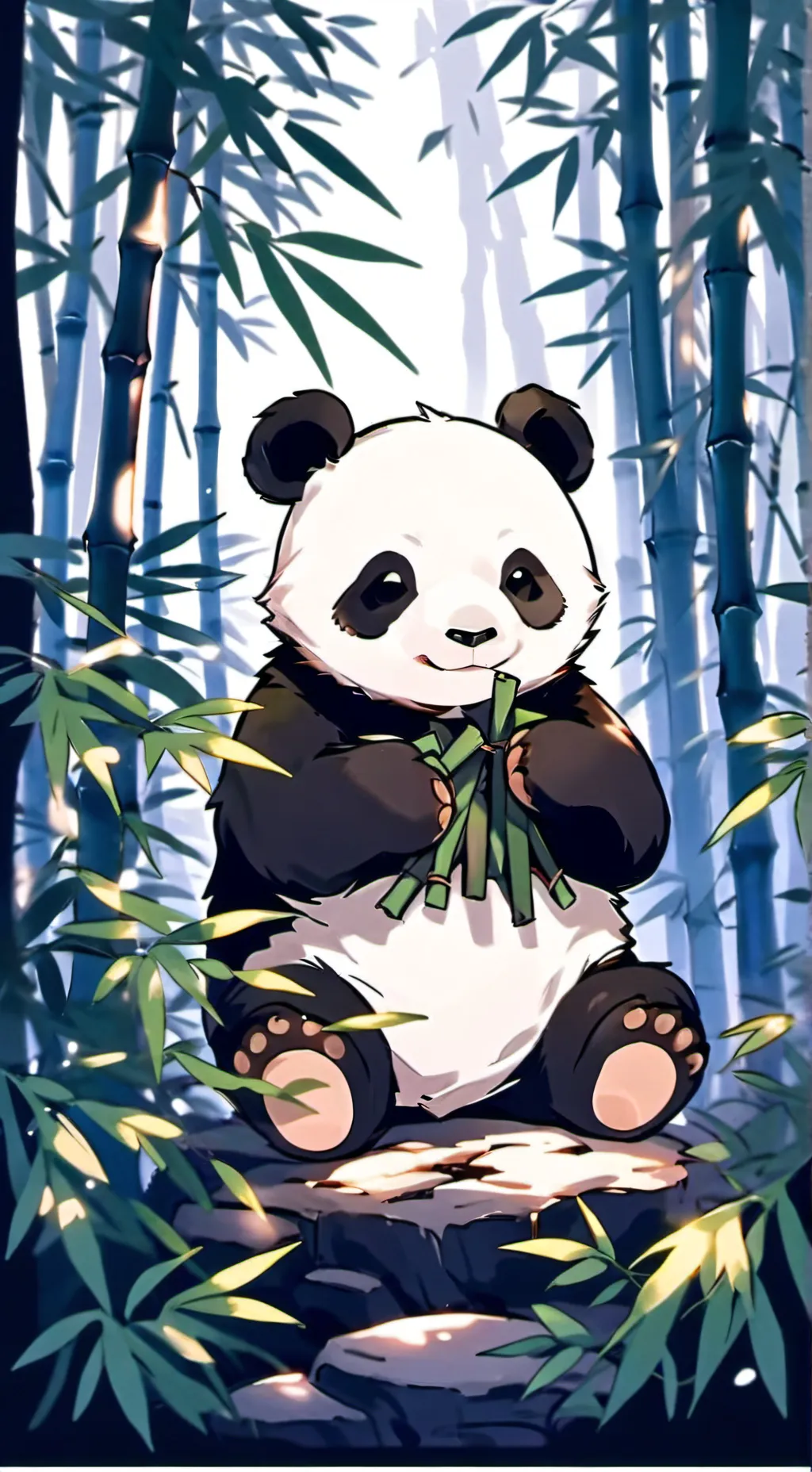ai character: 🐼🐼🐼 background