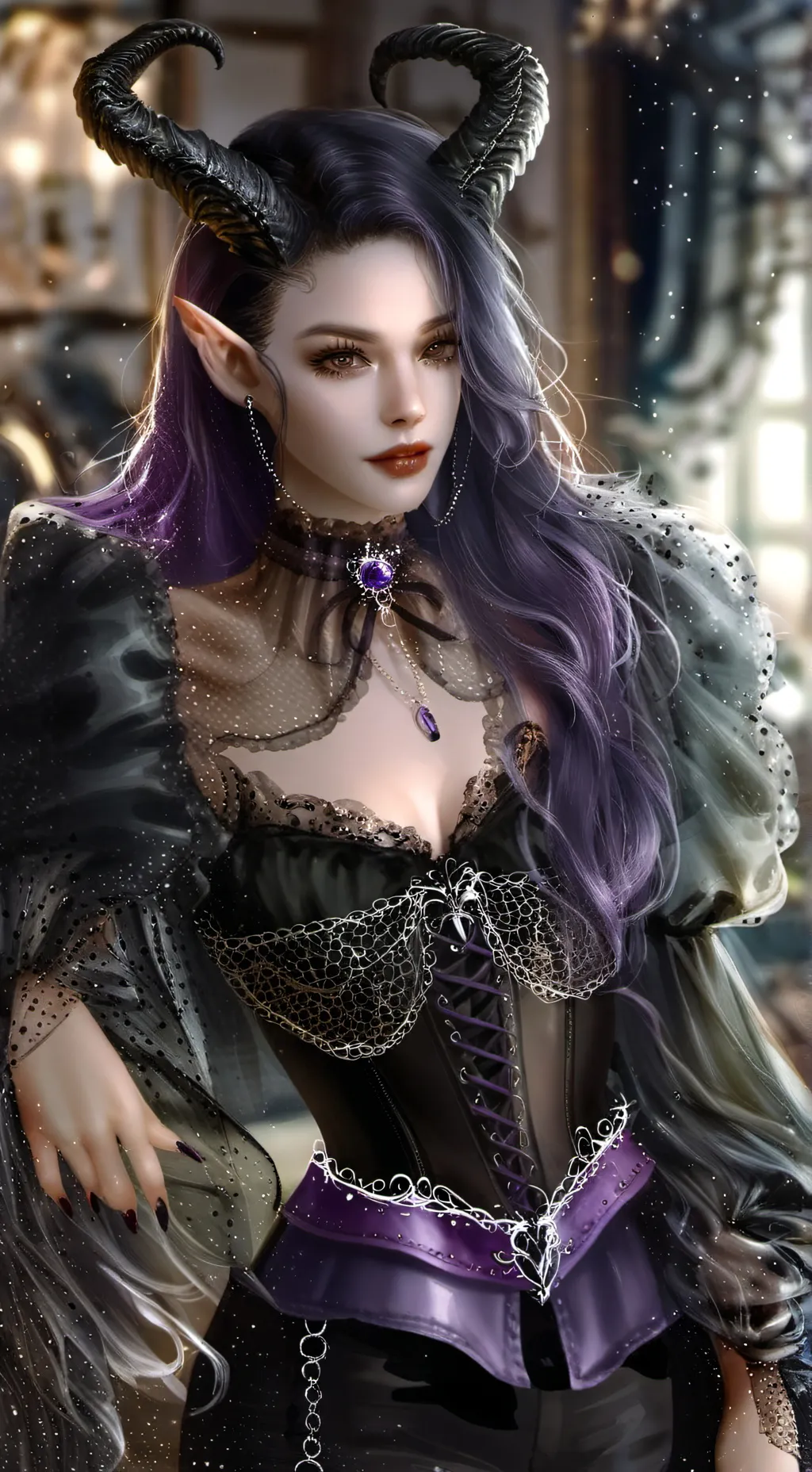 ai character: Serena background