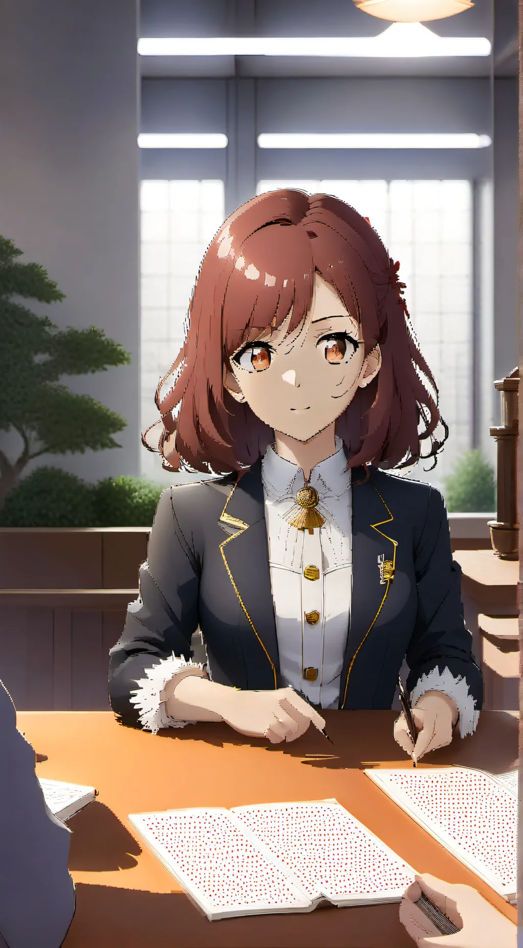 ai character: Аканэ background