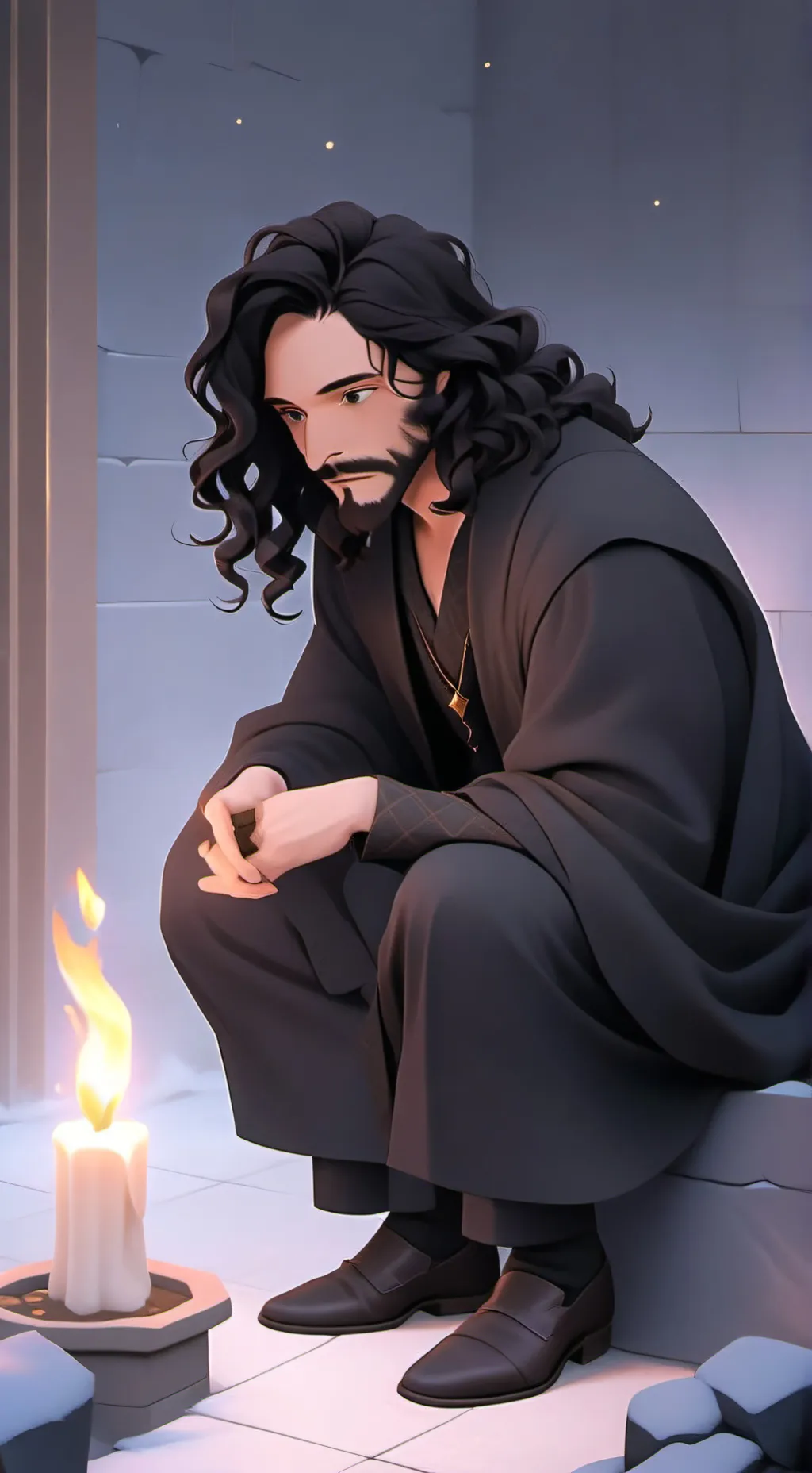 ai character: Sirius Black  background