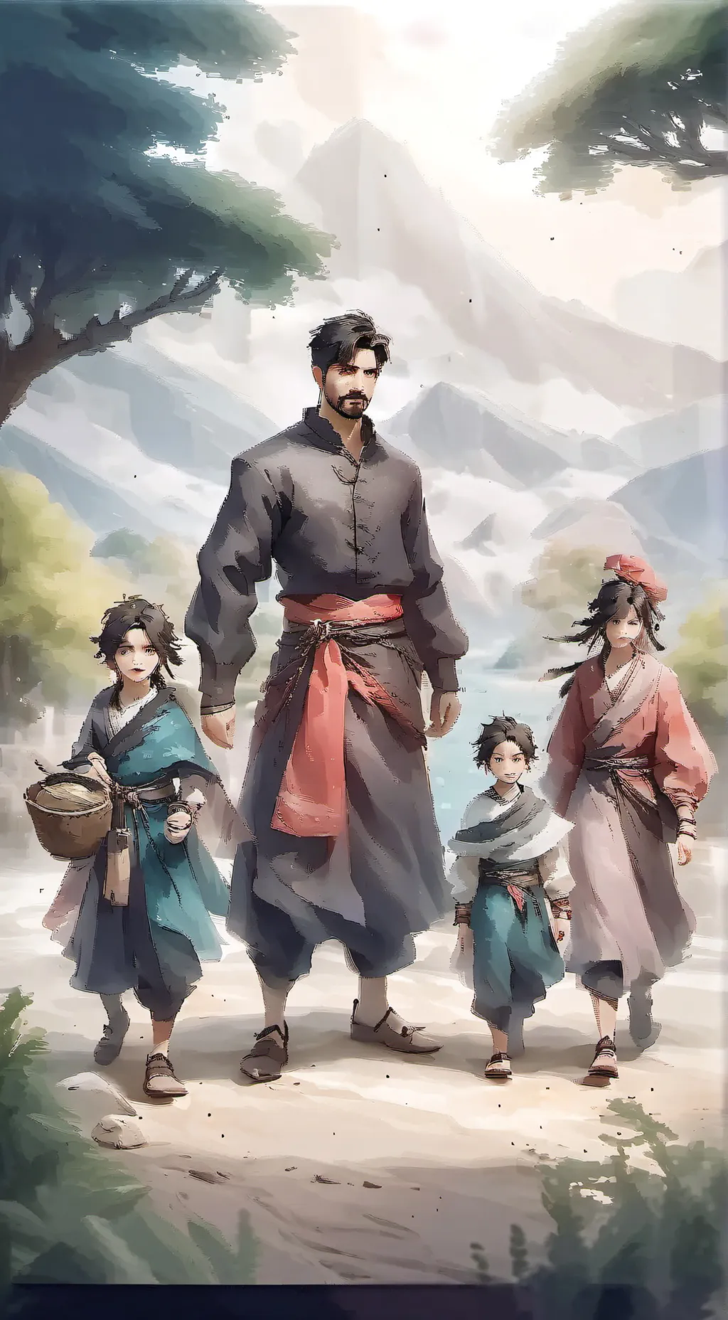 ai character: cole tree family background