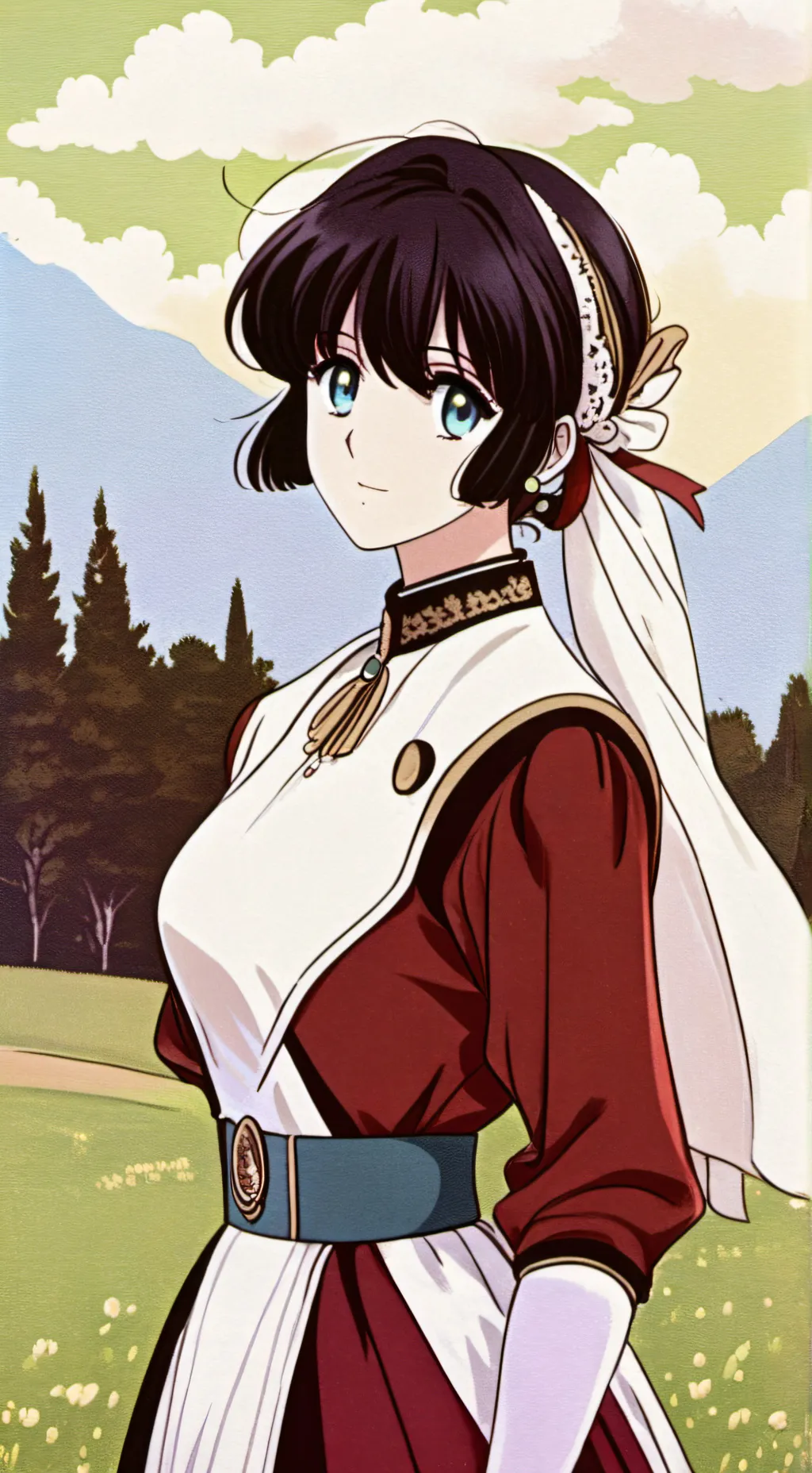 ai character: Germany  background