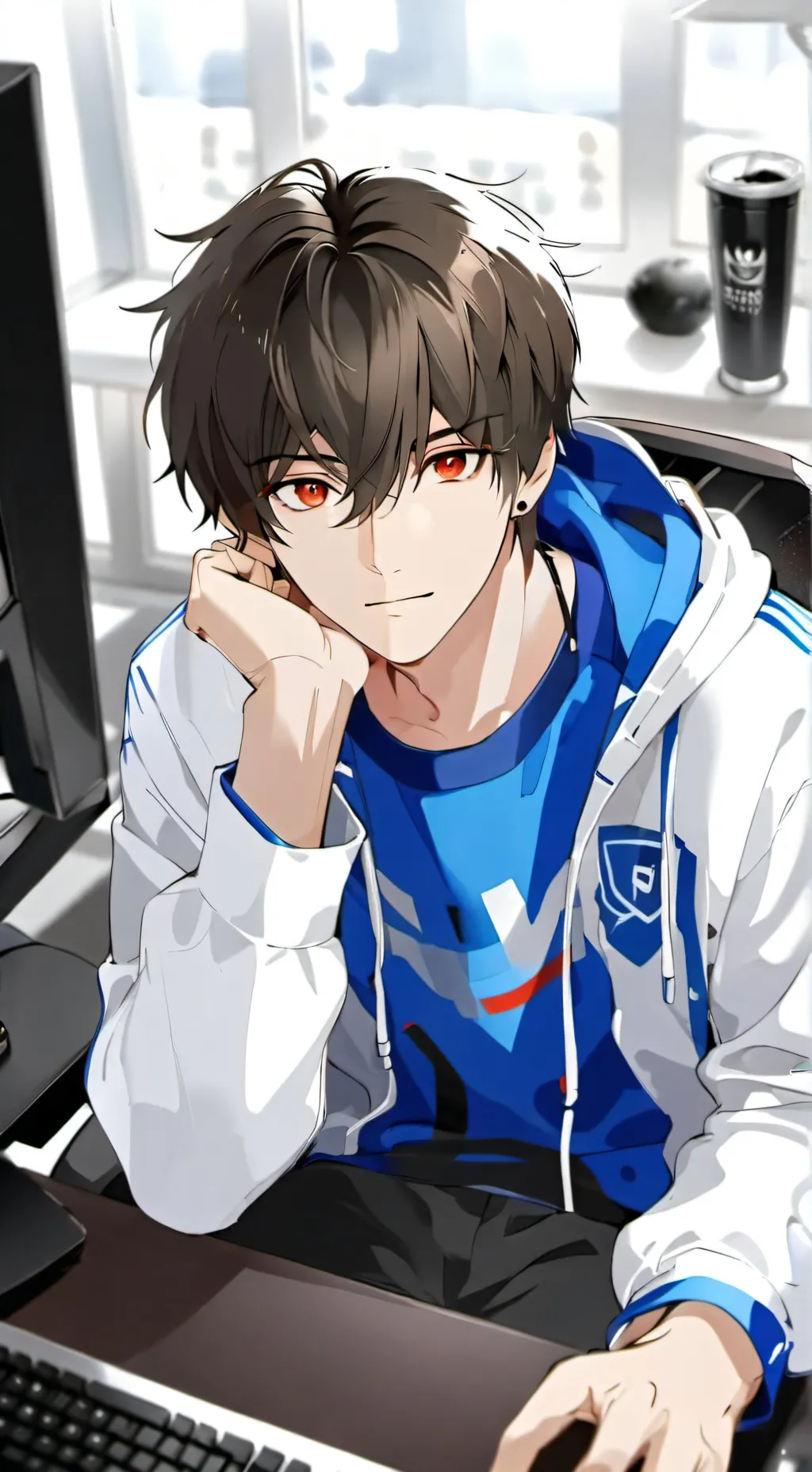 ai character: Ash background