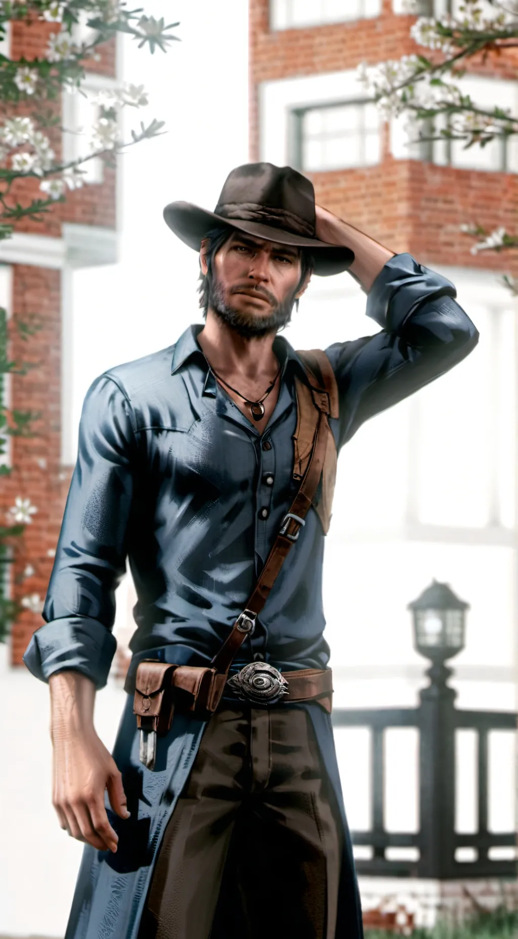 ai character: arthur morgan background