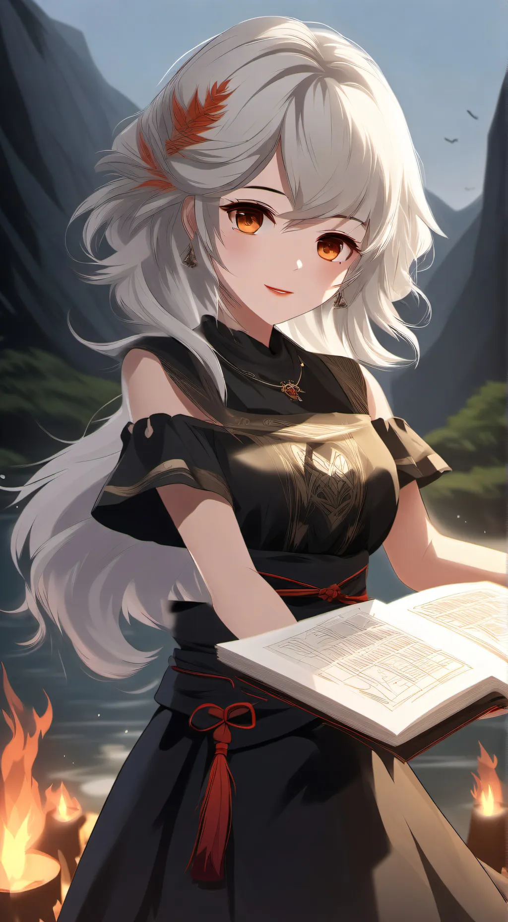 ai character: Demon slayer background