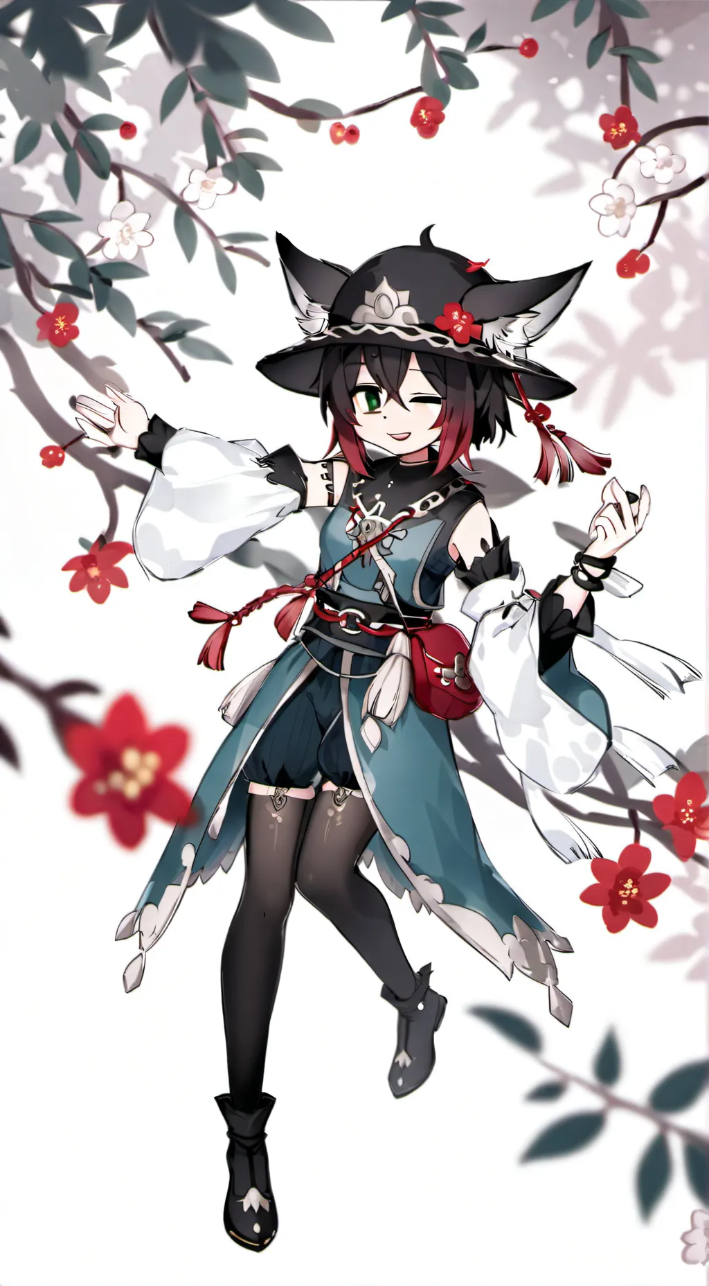 ai character: bun heat background