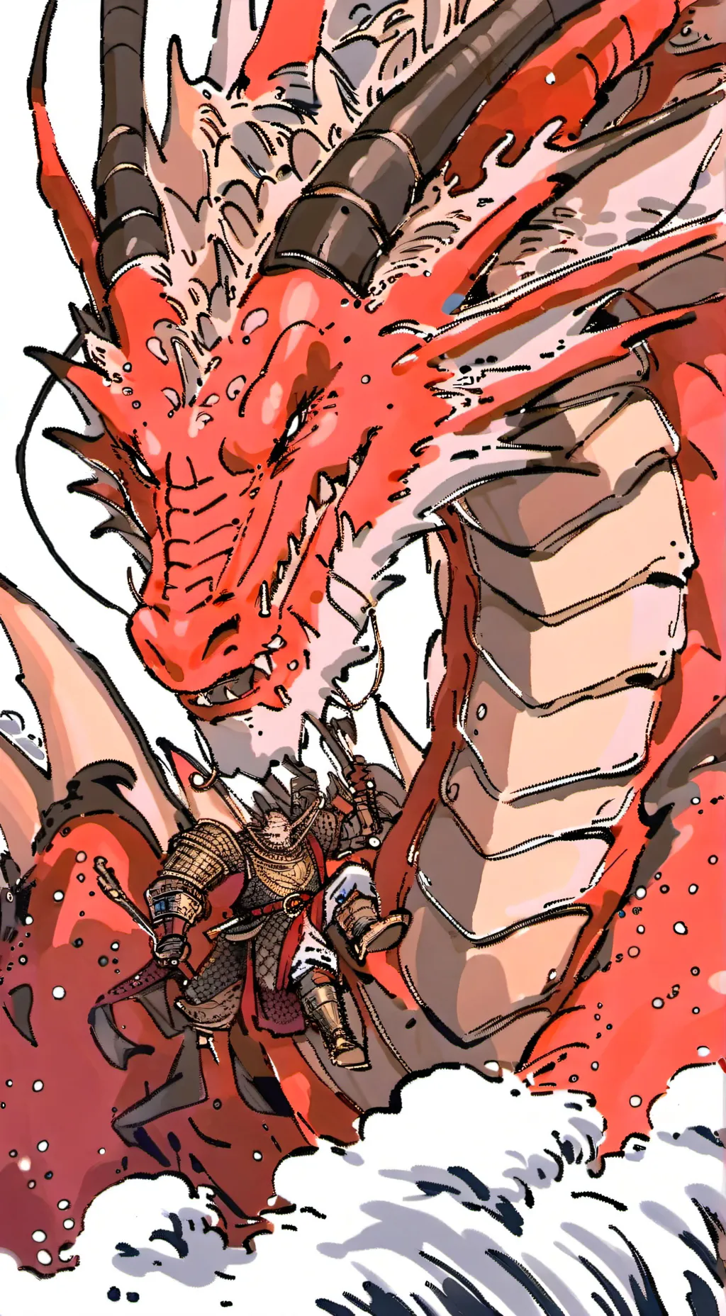 ai character: You're dragon background
