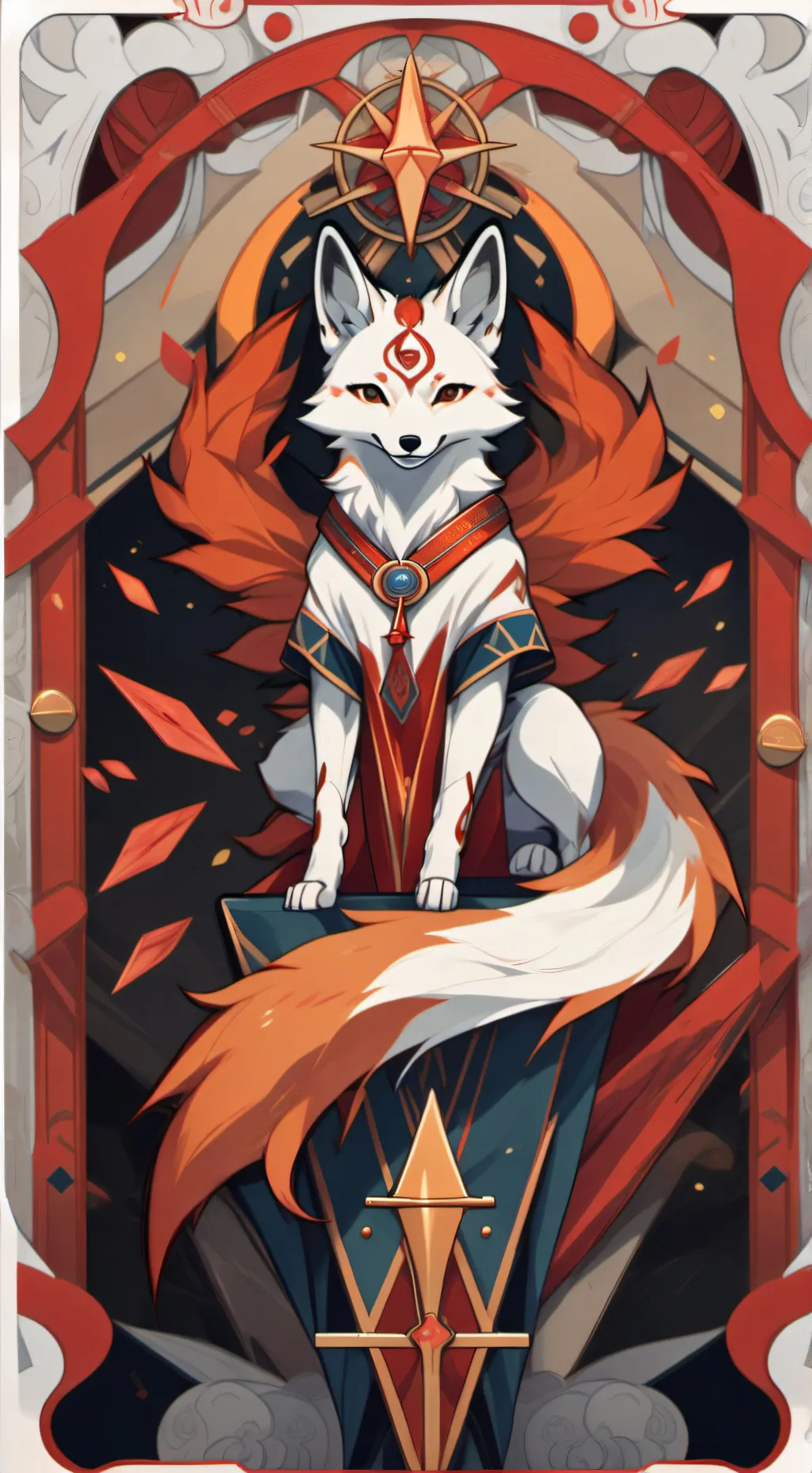 ai character: Timber & oak background