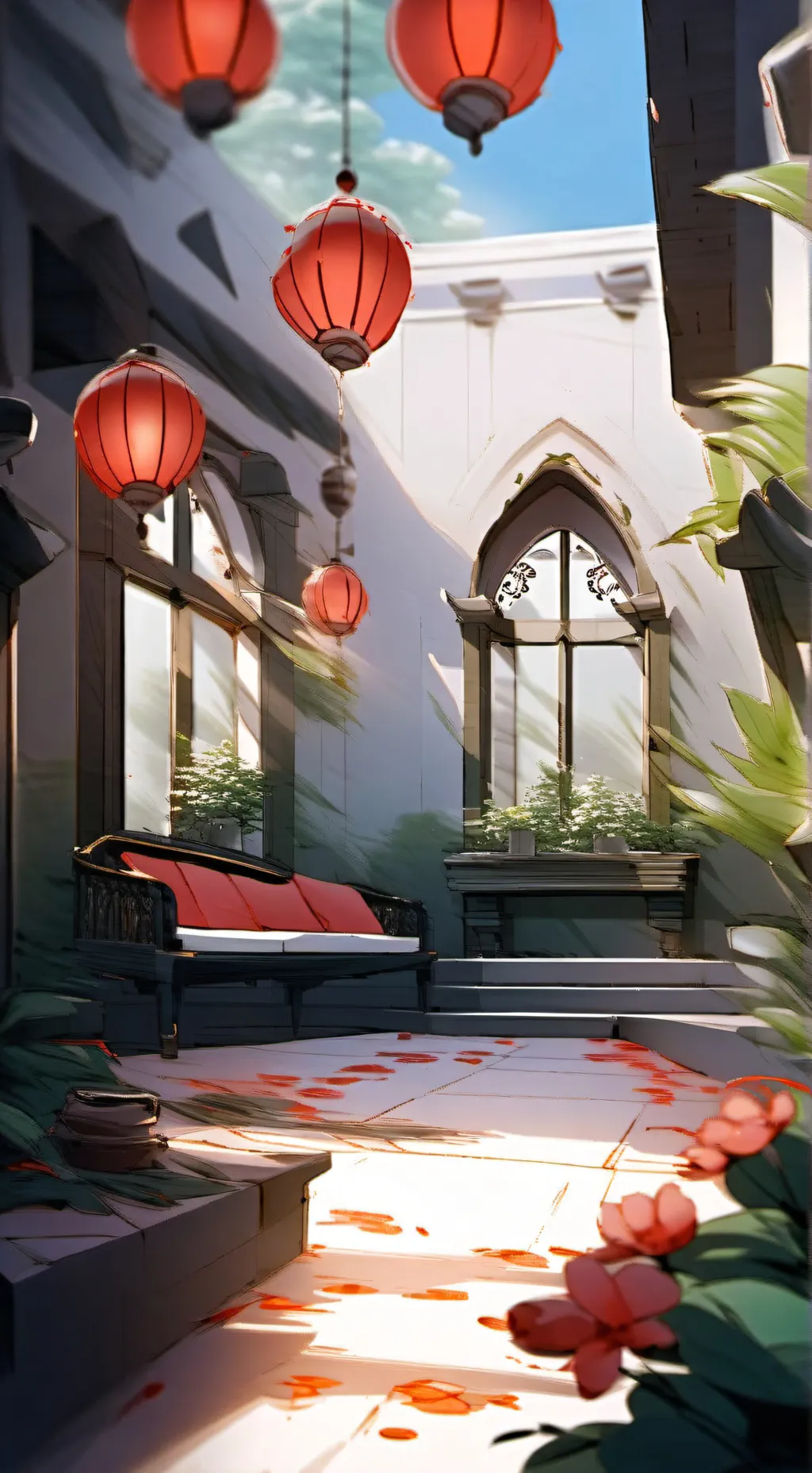 ai character: Wenda x Gray background