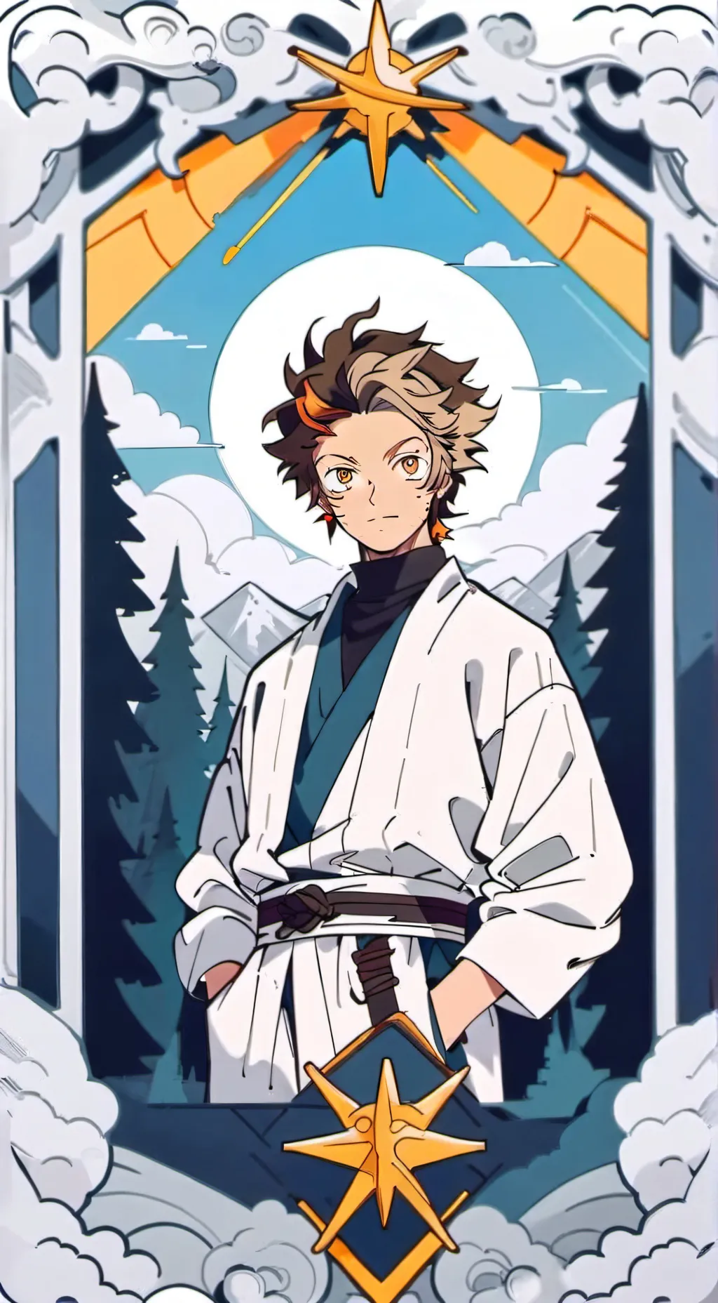 ai character: Hawks as a KID?! background