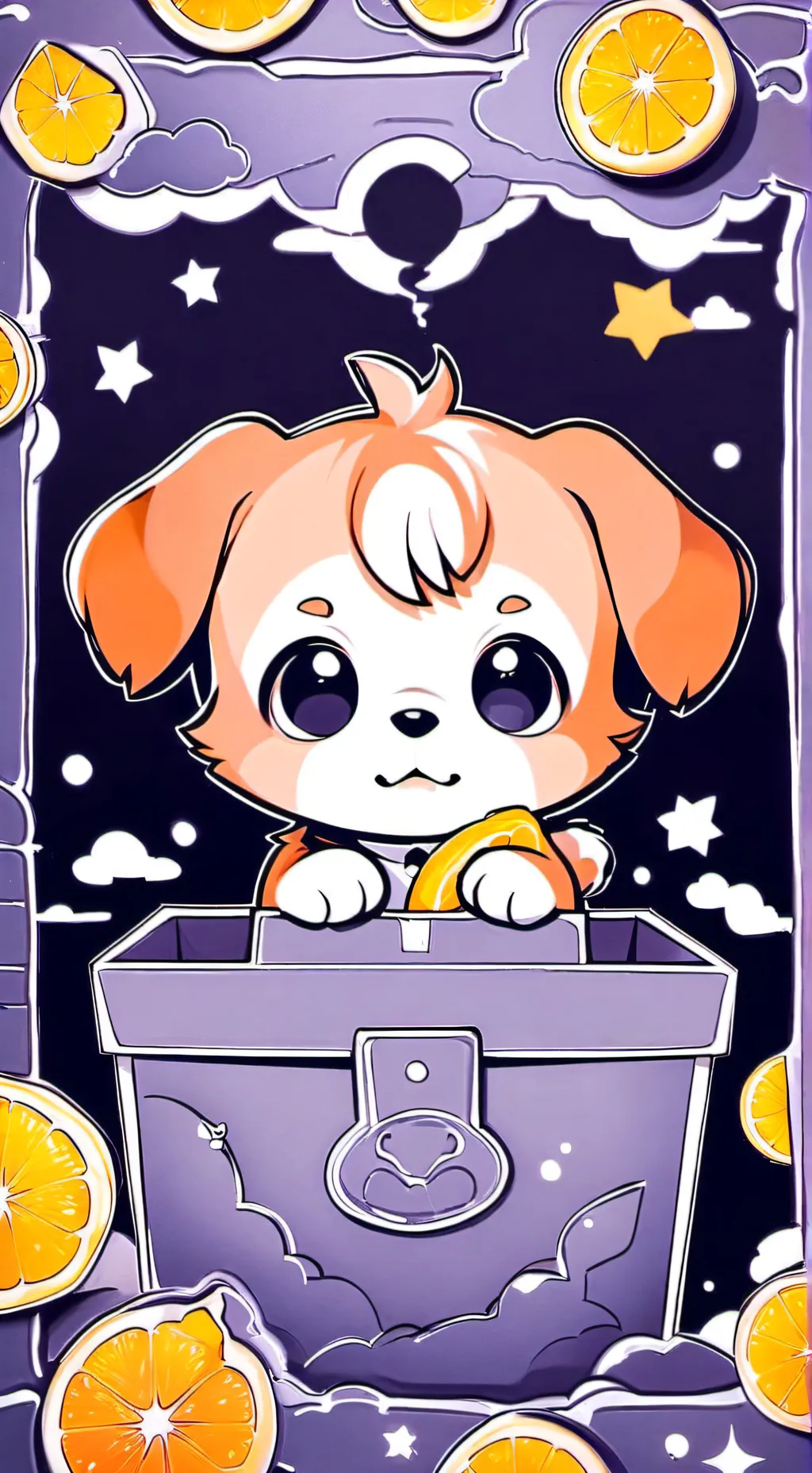 ai character: Dogday toddler🧡 background