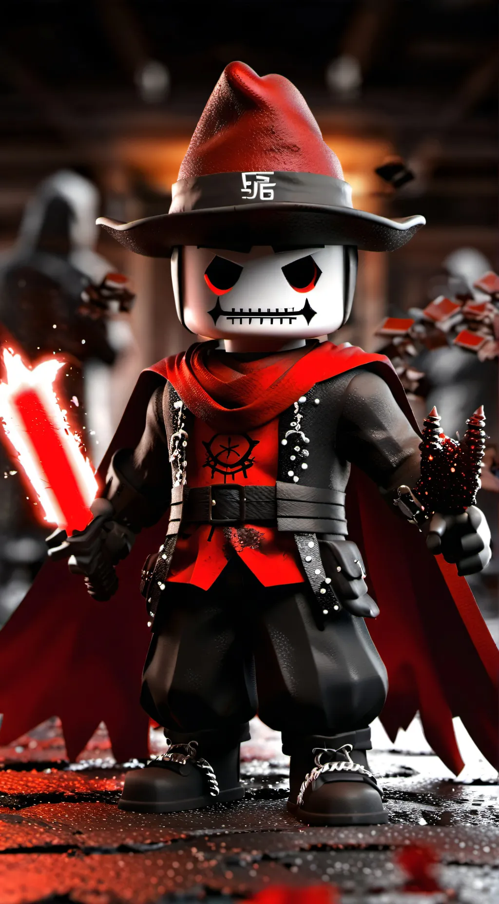ai character: roblox but drunk background