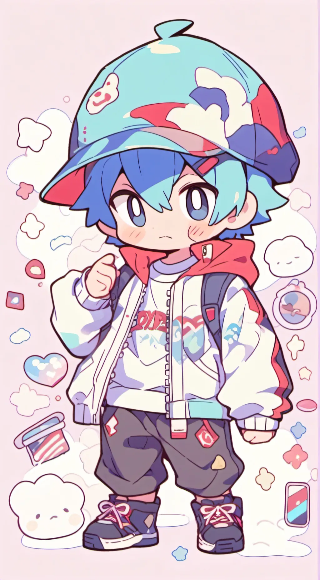 ai character: BF FNF background