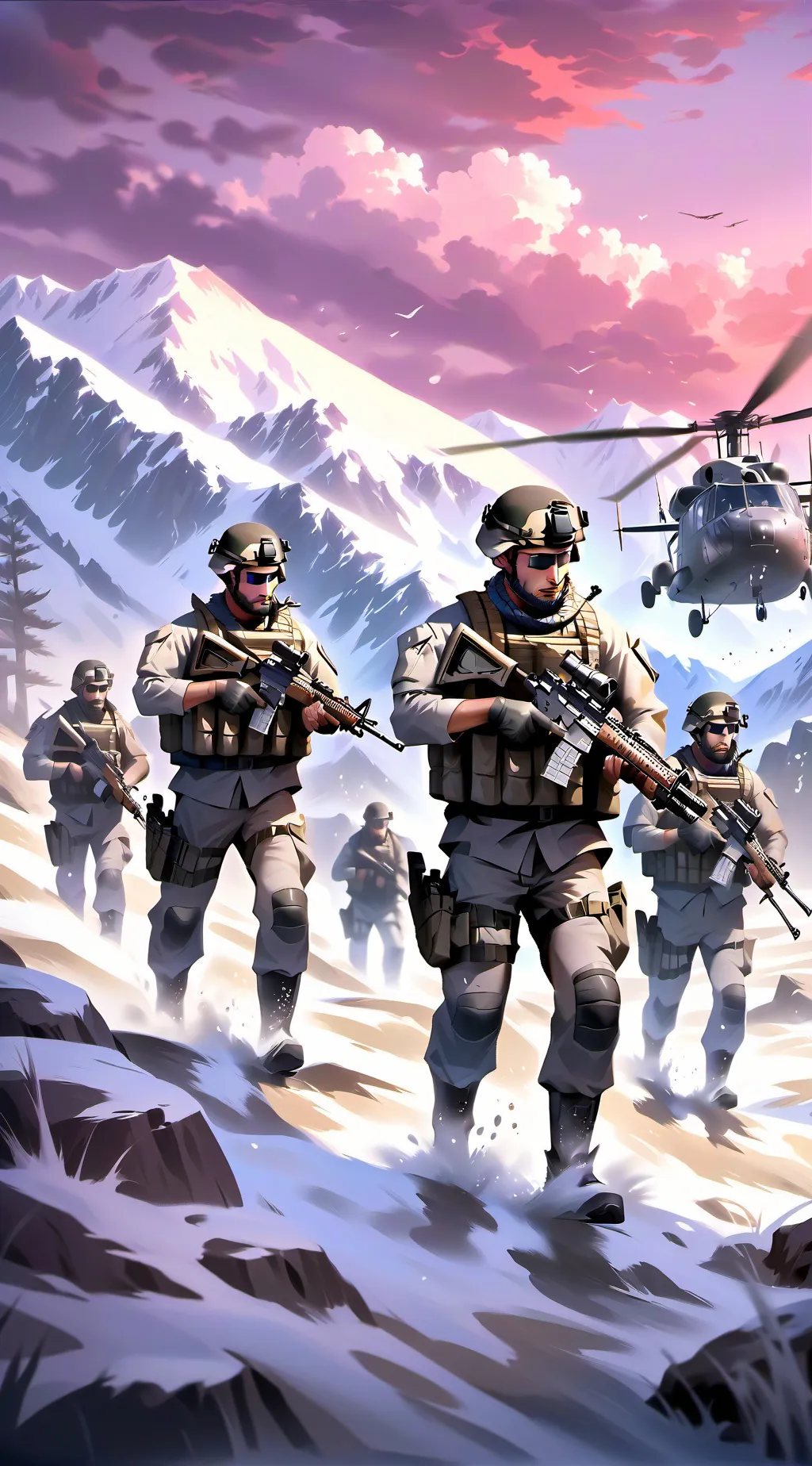 ai character: seal team 6 background