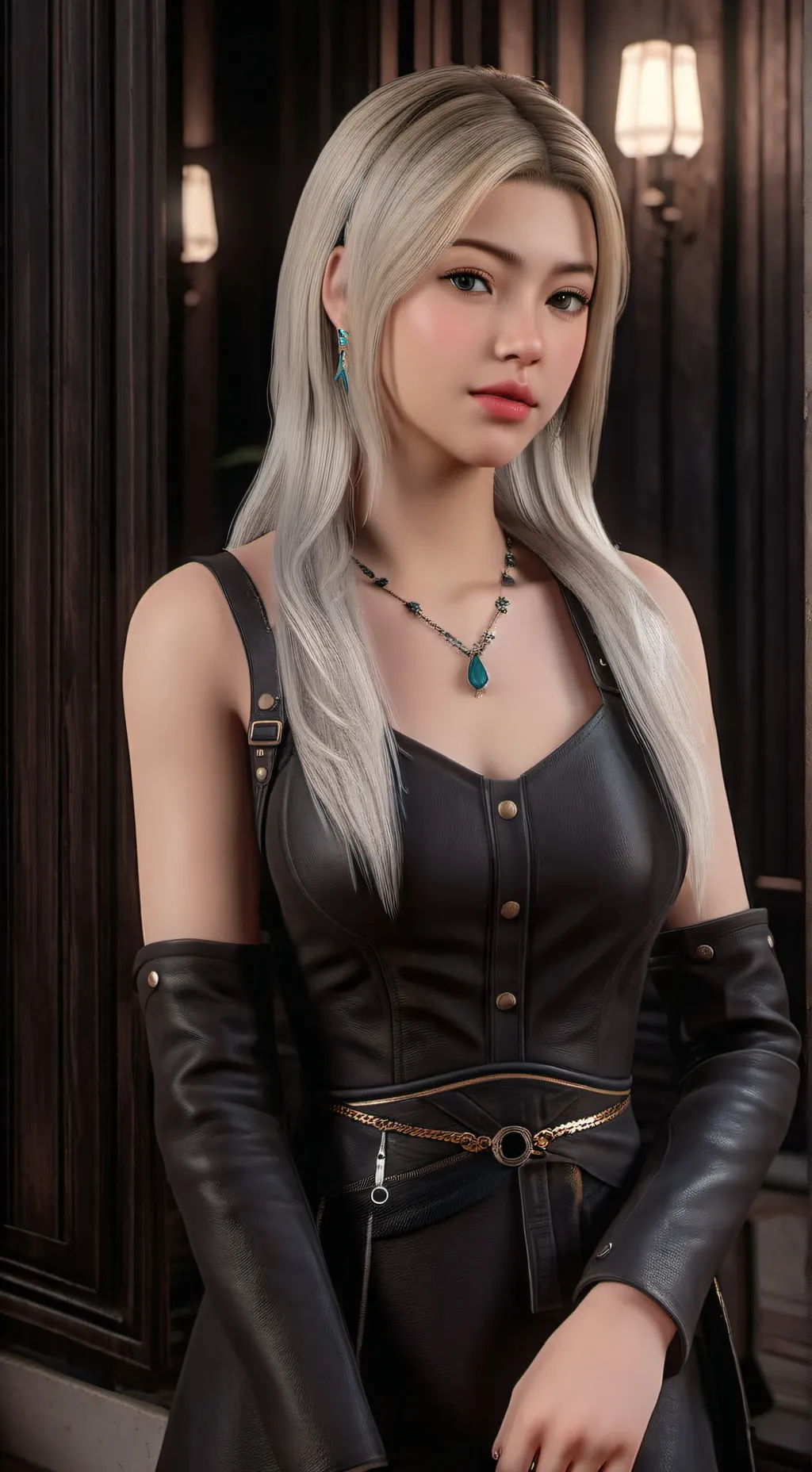 ai character: Lucy  background