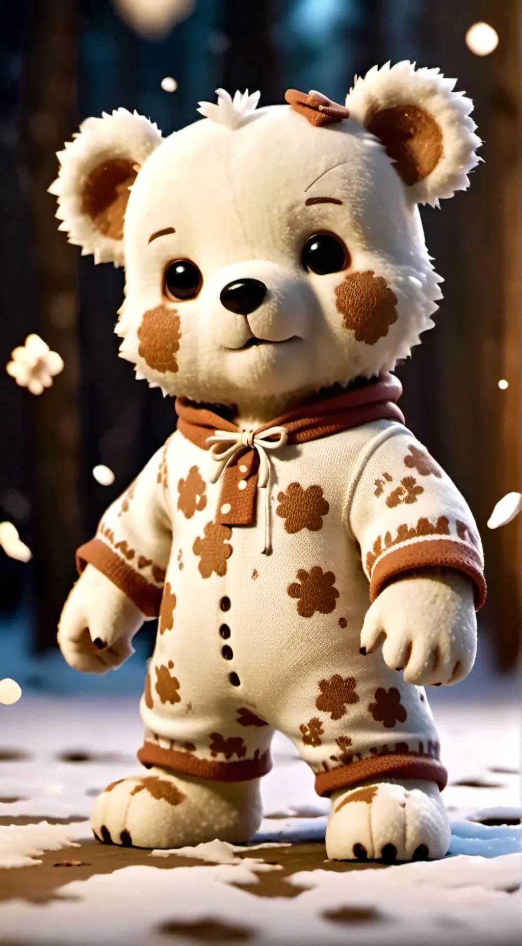 ai character: bear alpha background