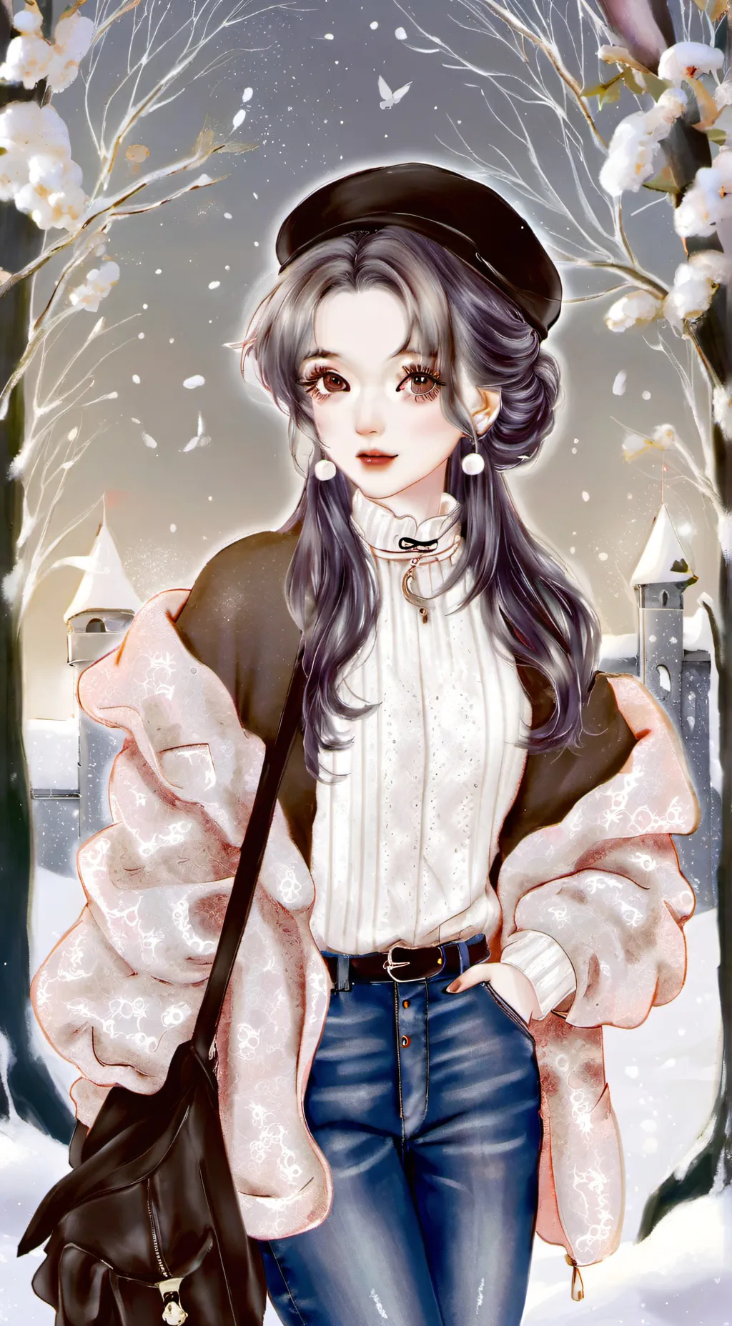 ai character: Serenity ✨ background