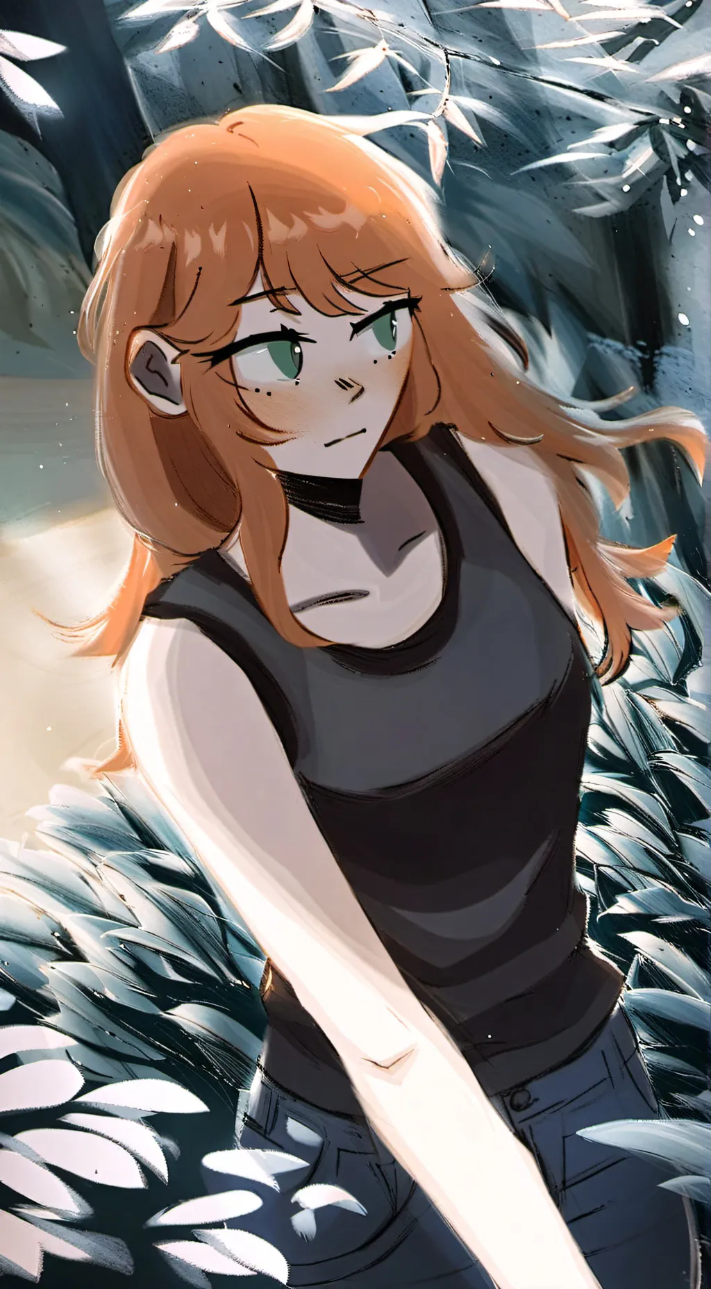 ai character: sbg Christmas background