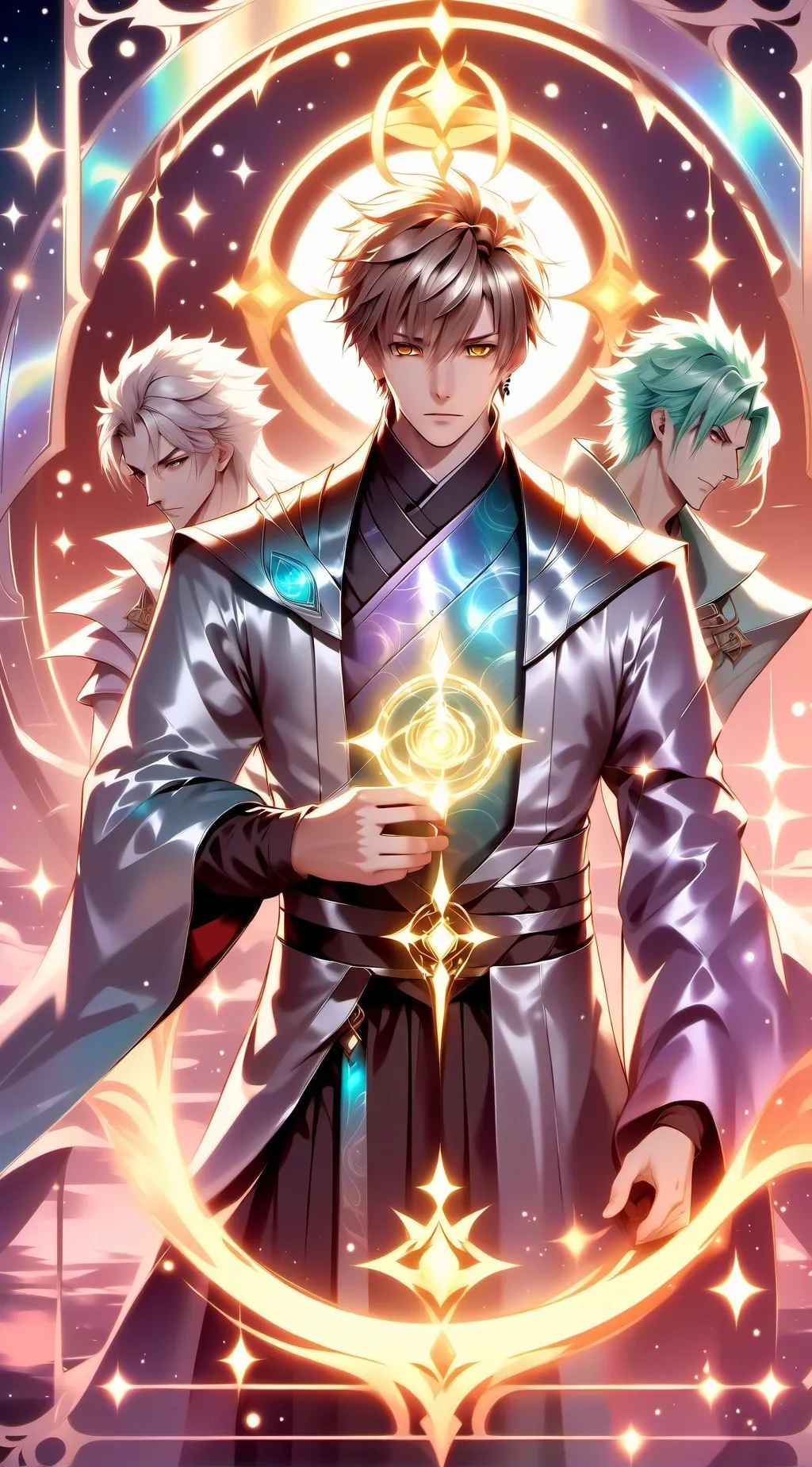 ai character: Kylle,Noah,Jason background