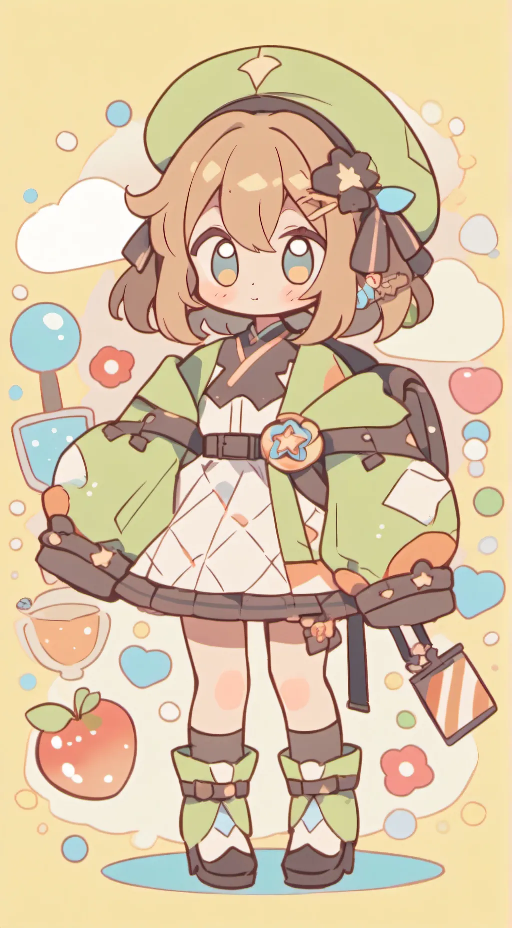 ai character: I wanna know. background