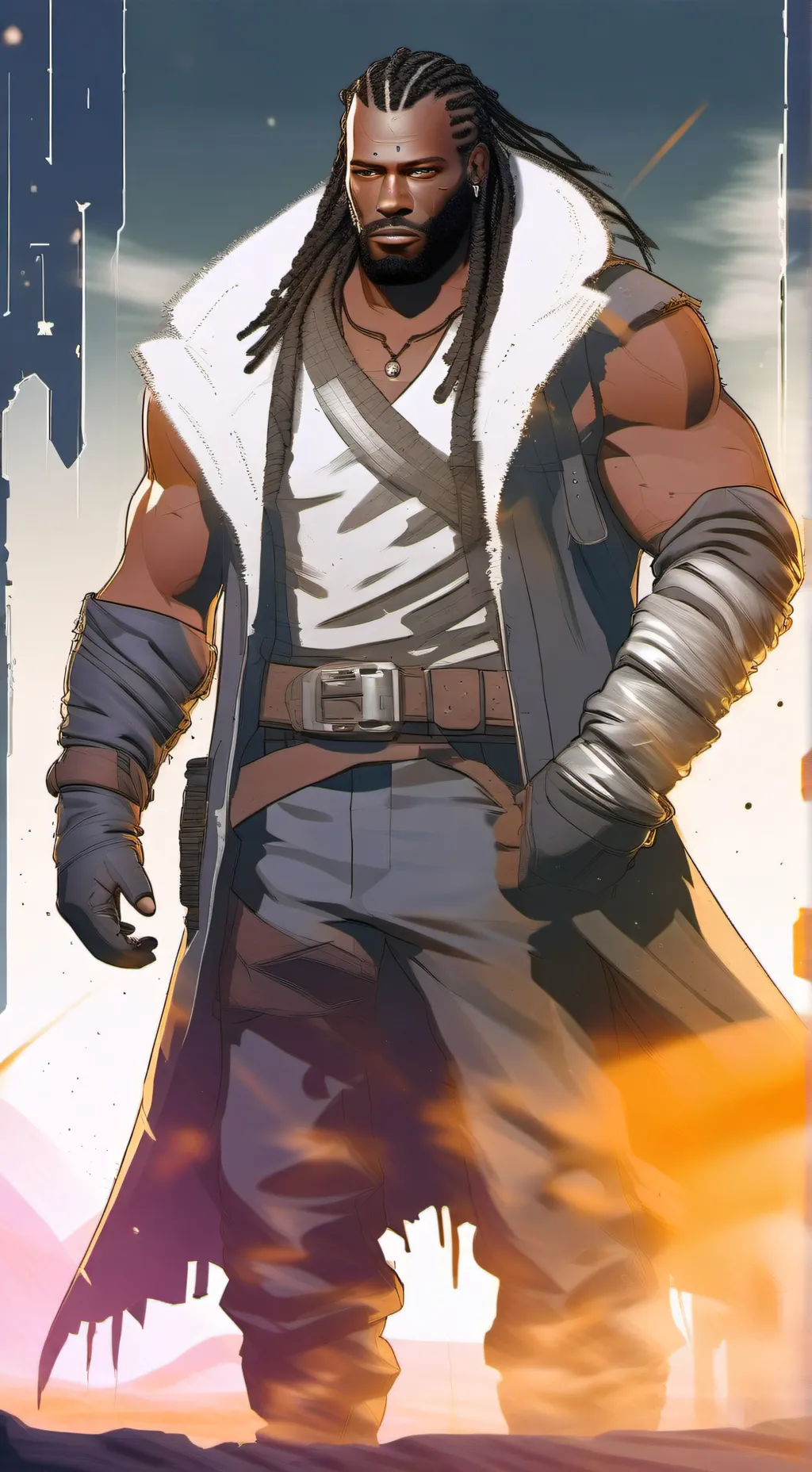 ai character: Placide background