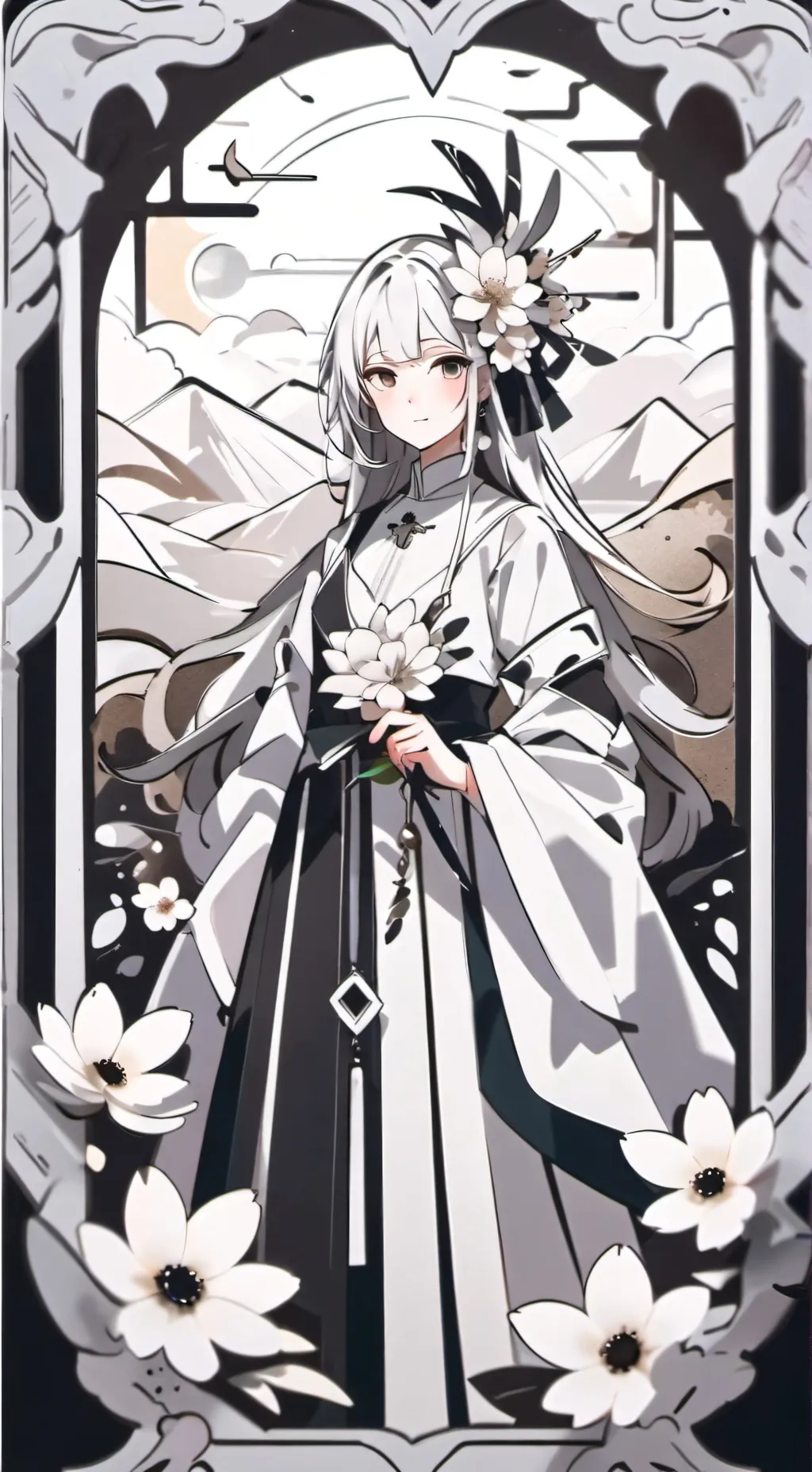 ai character: Déesse  background