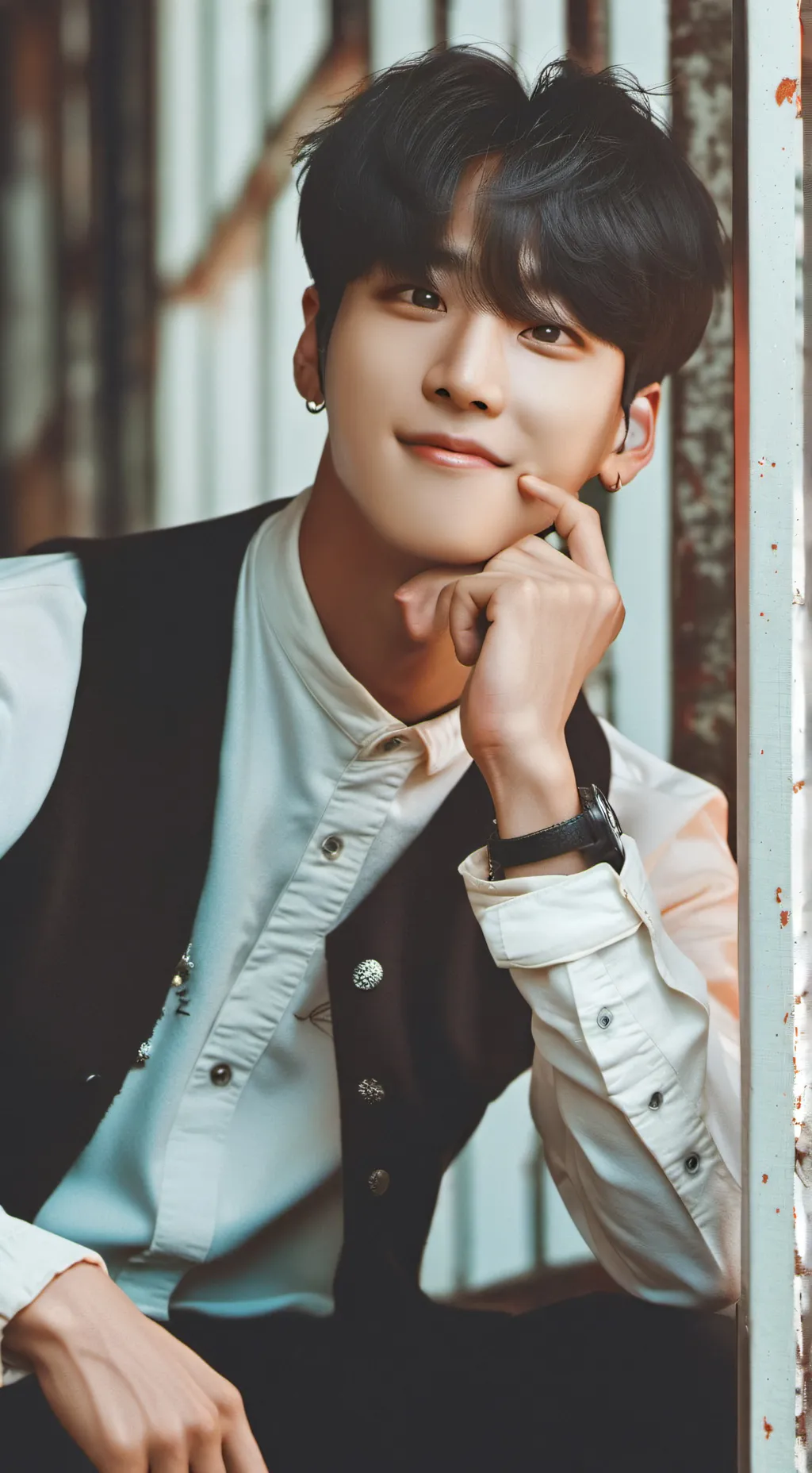 ai character: jungkook fro bts l background