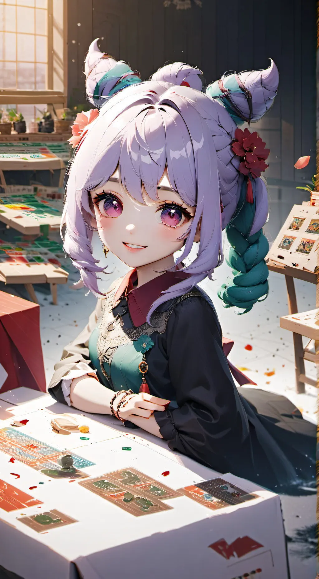 ai character: tombola background