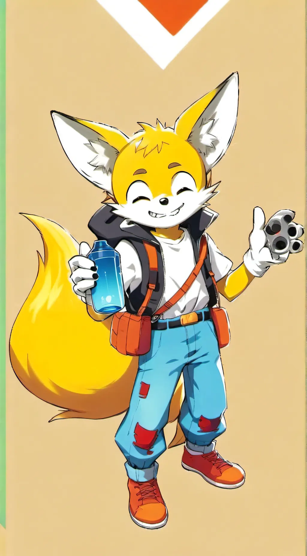 ai character: Tails background