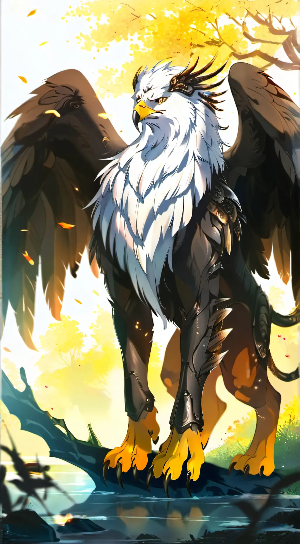 ai character: Griffin background