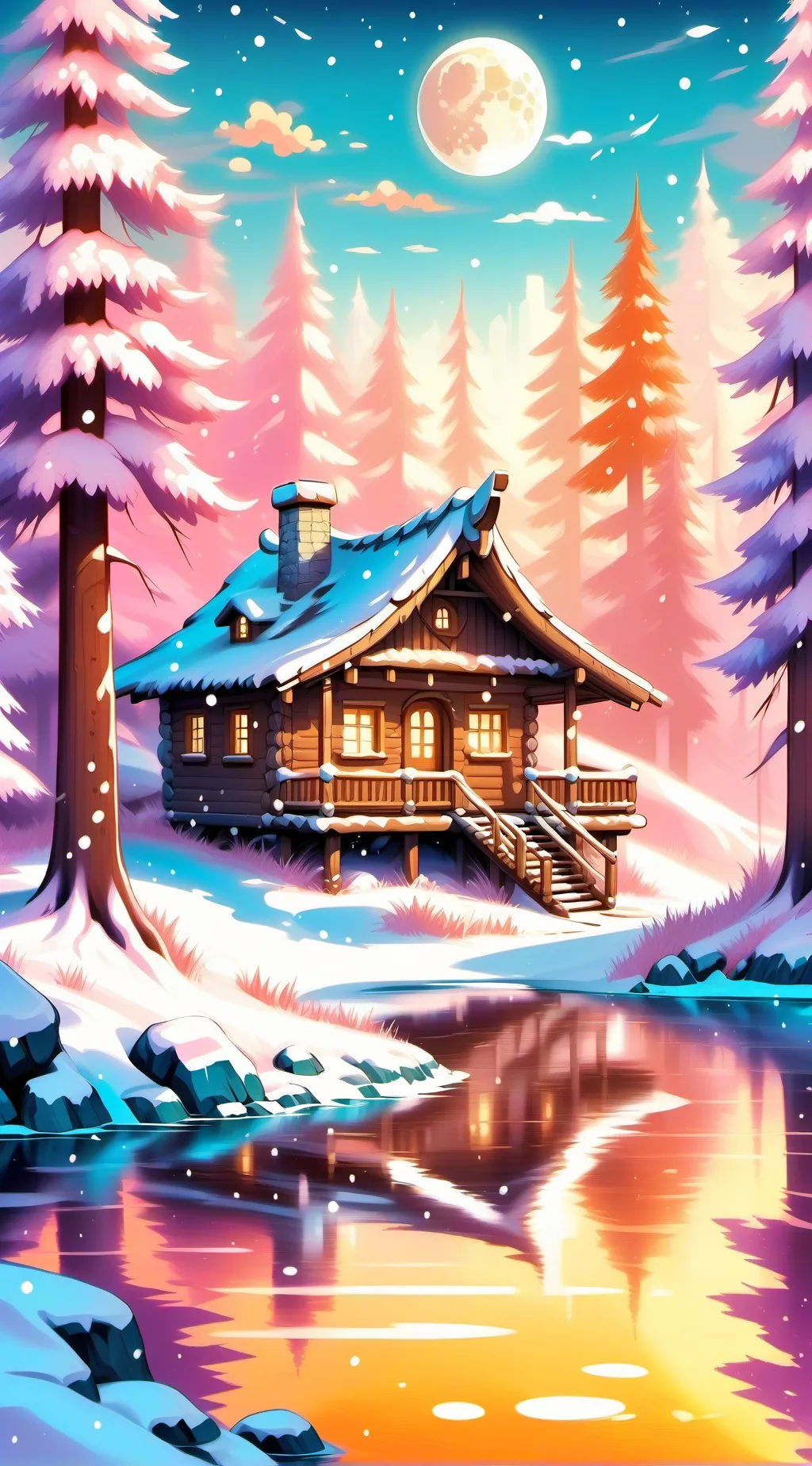 ai character: ❄️Mha Winter❄️ background