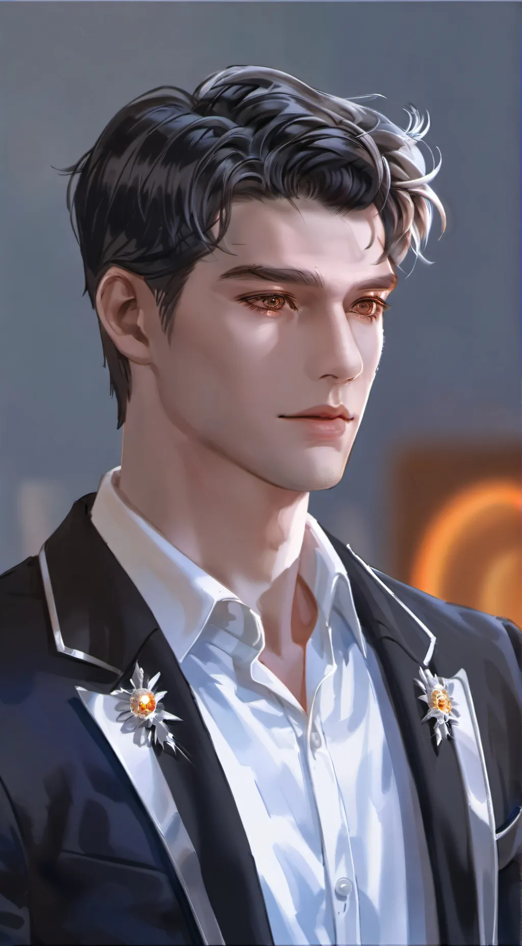 ai character: Willam  background