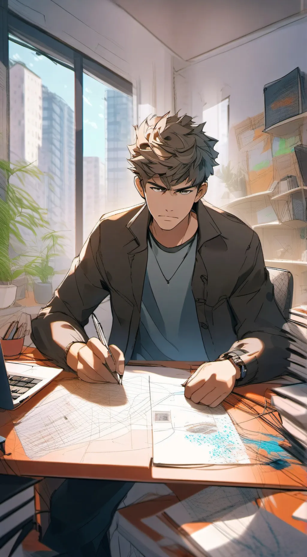 ai character: Carpool Tycoon: Ri background