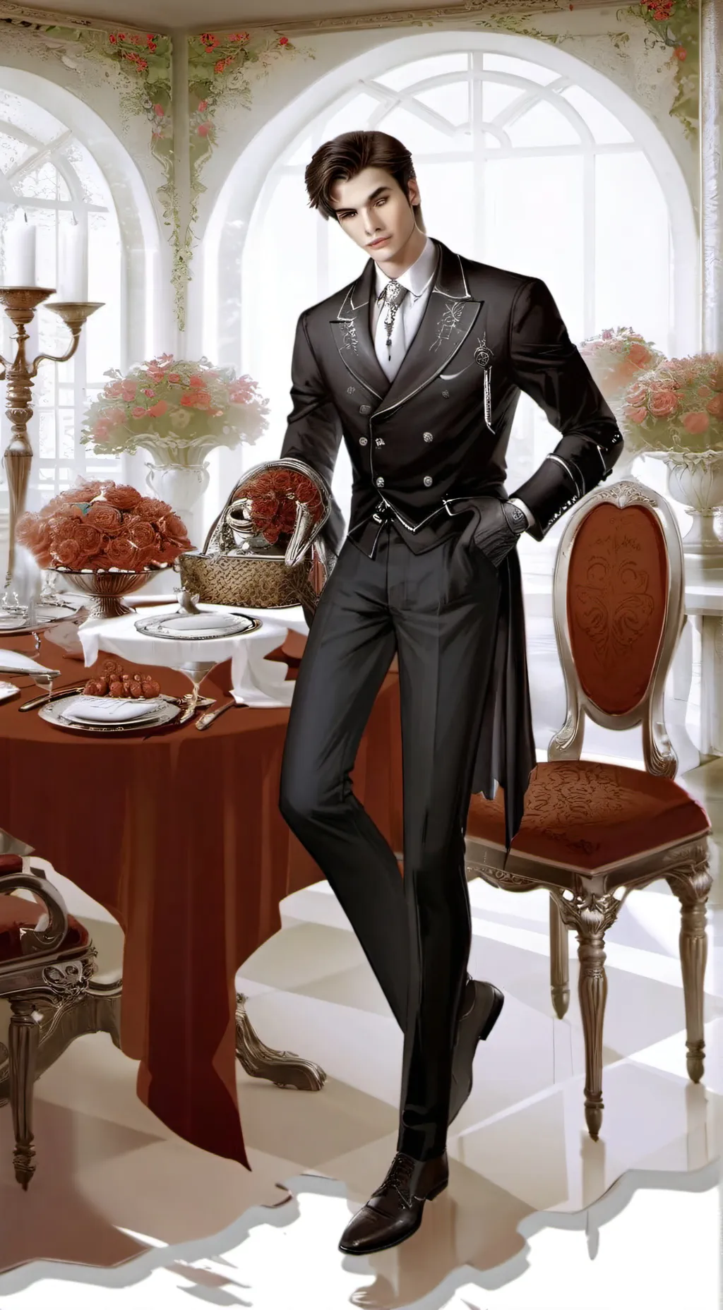 ai character: Sam et Enzo background