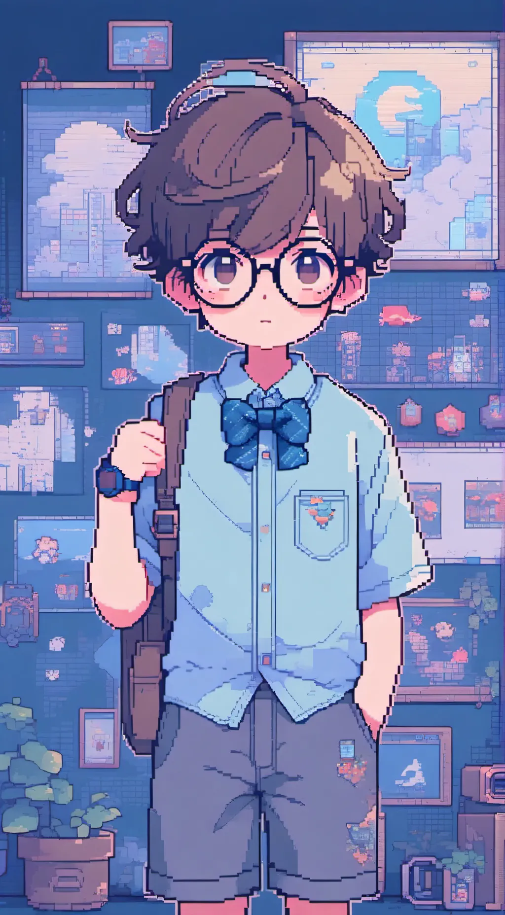 ai character: ::☆🍊Junior🟠☆:: background