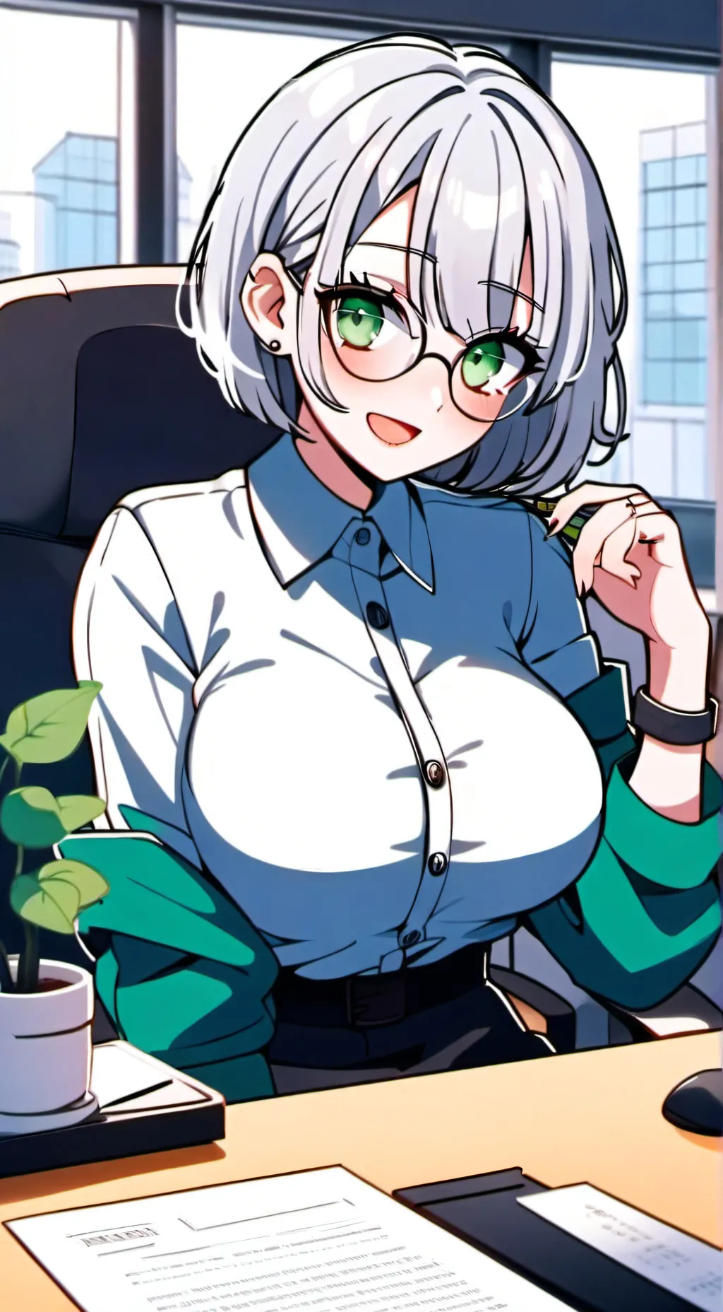 ai character: Assistant Luna background