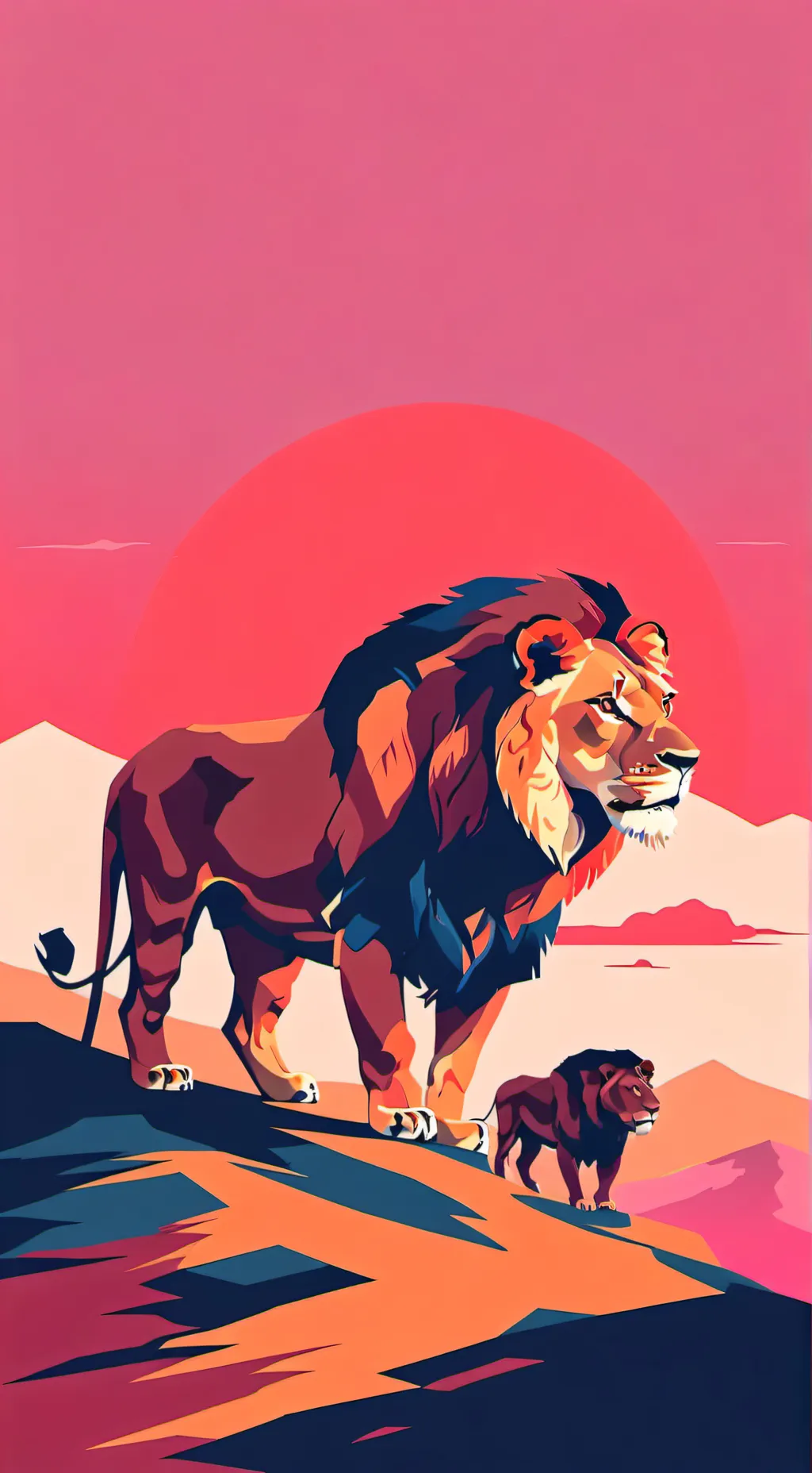ai character: Simba background