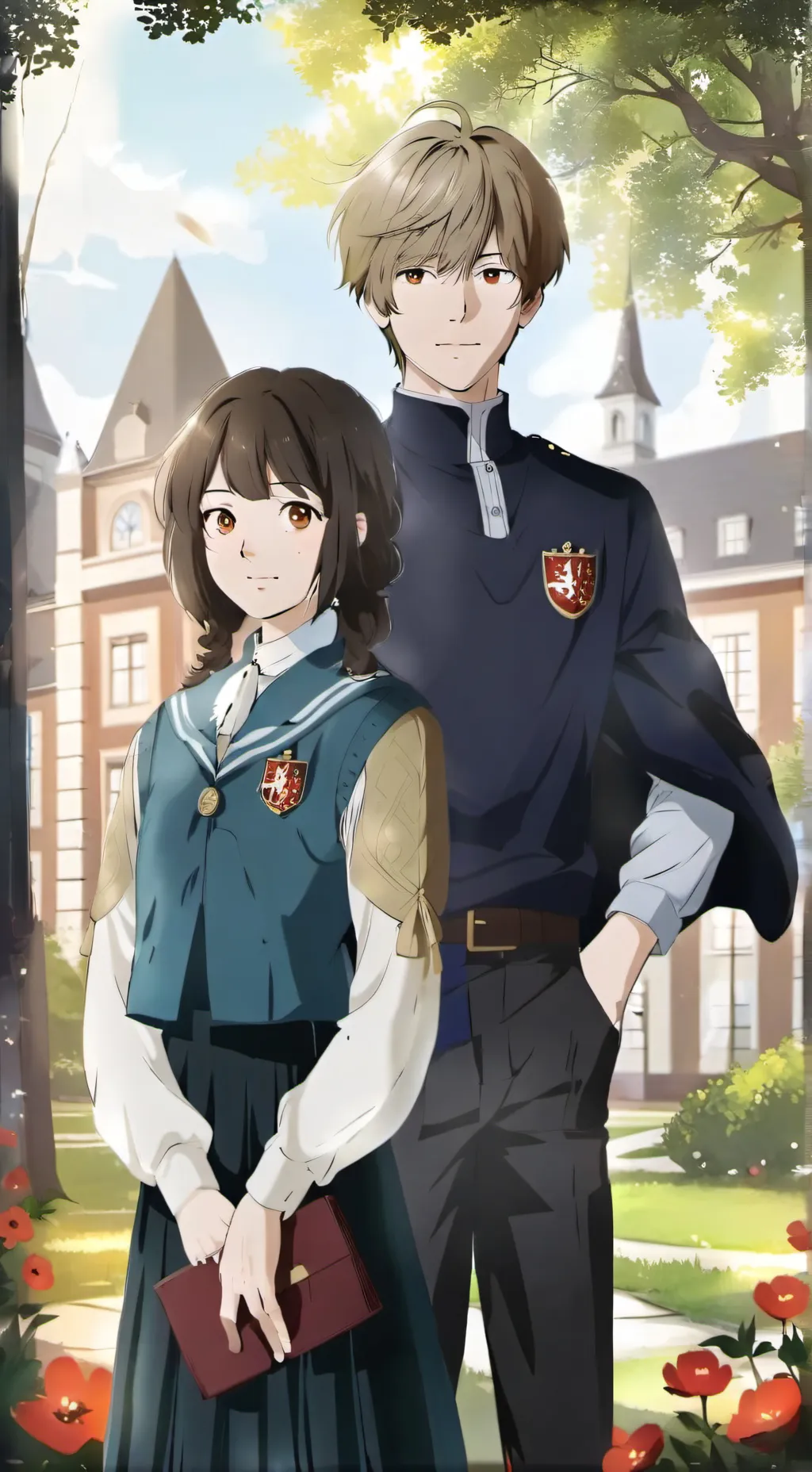 ai character: Killua und Amalia  background
