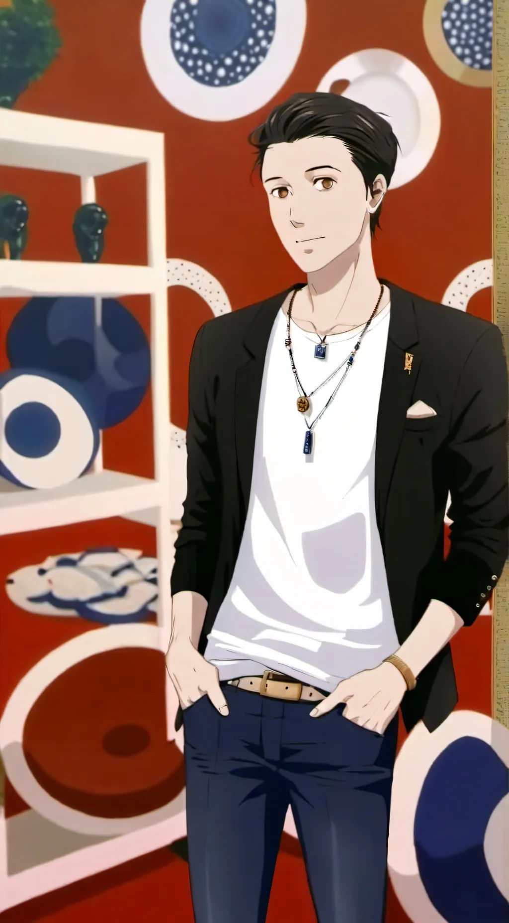 ai character: viado  background
