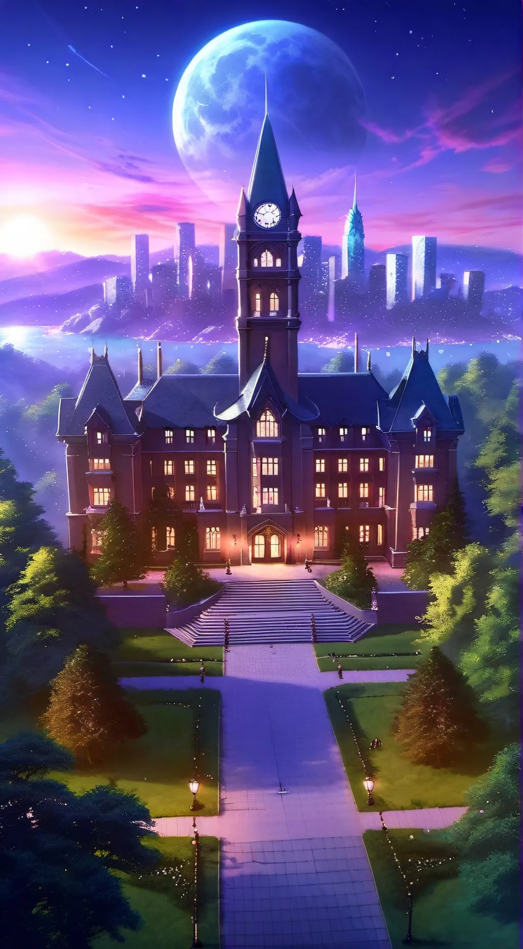 ai character: Gotham Academy background