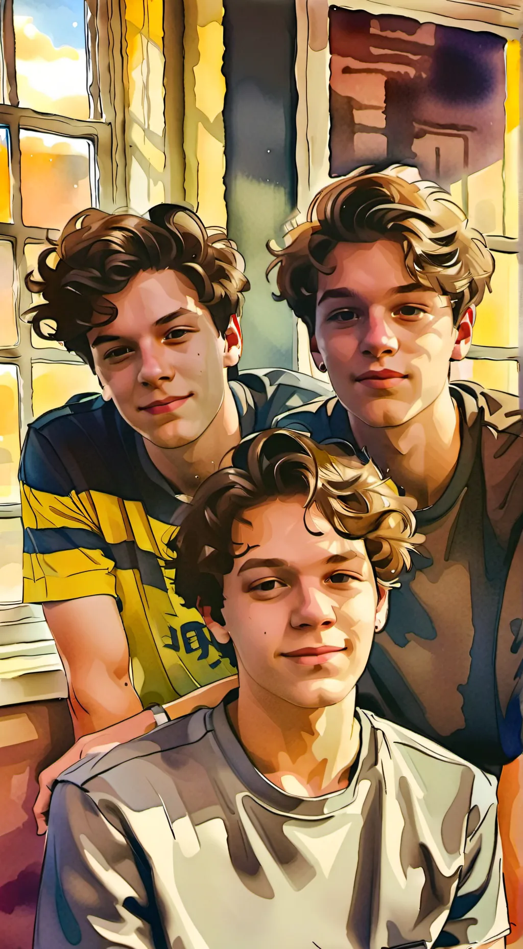 ai character: Camden, caleb, kit background
