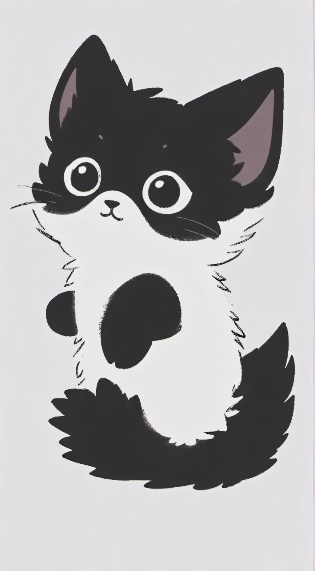 ai character: miss circle cat background