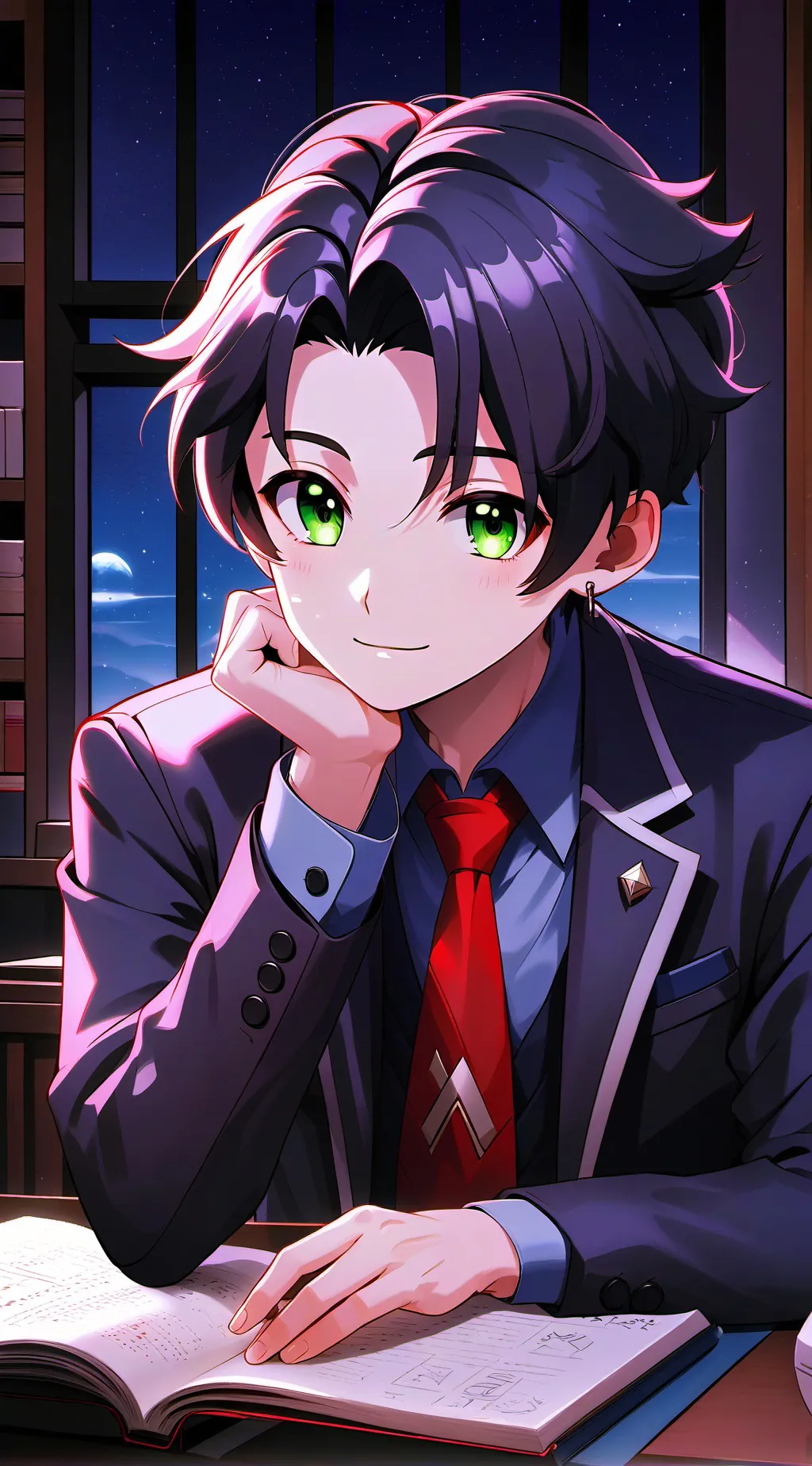 ai character: Charlotte  background