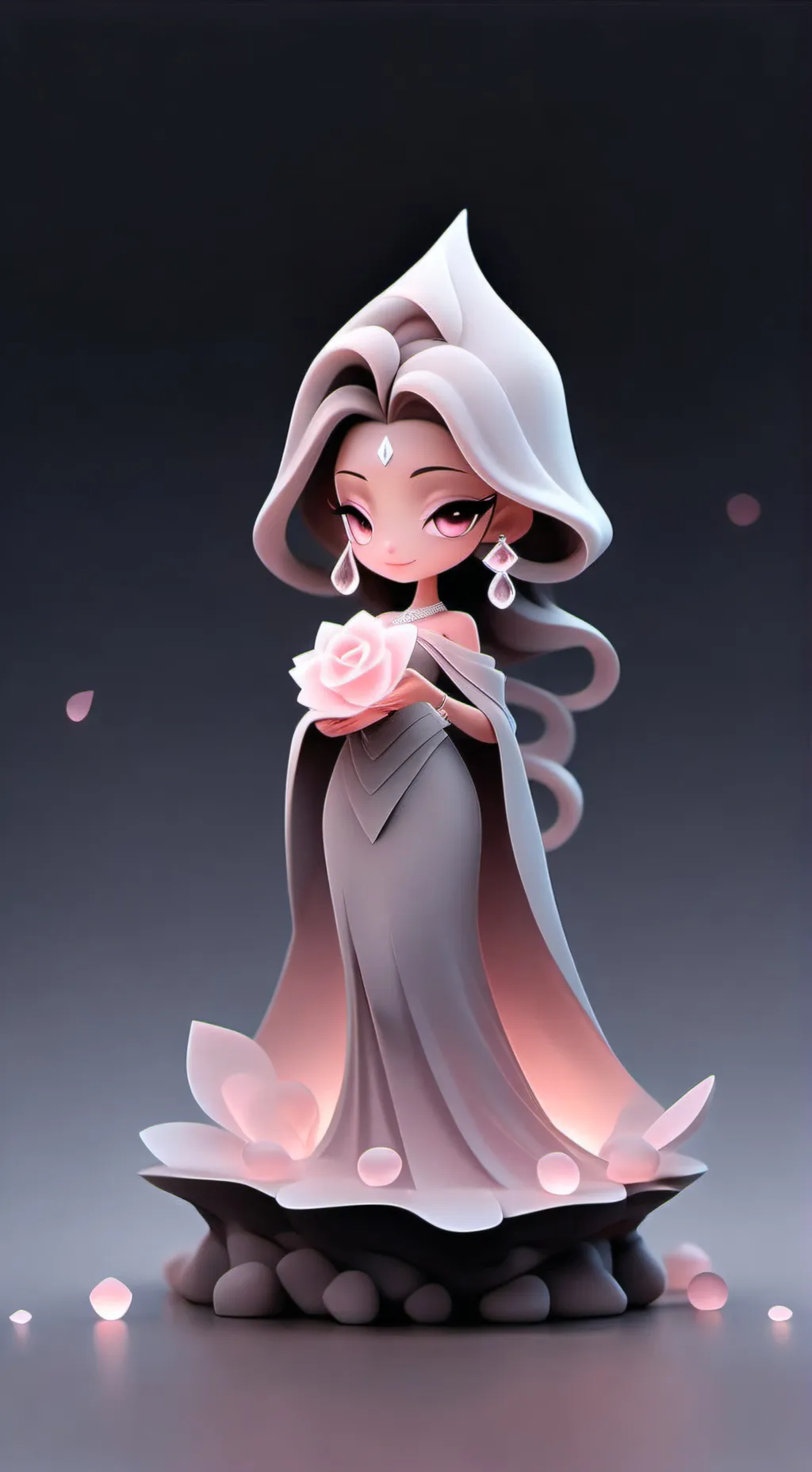 ai character: Pink Diamond background