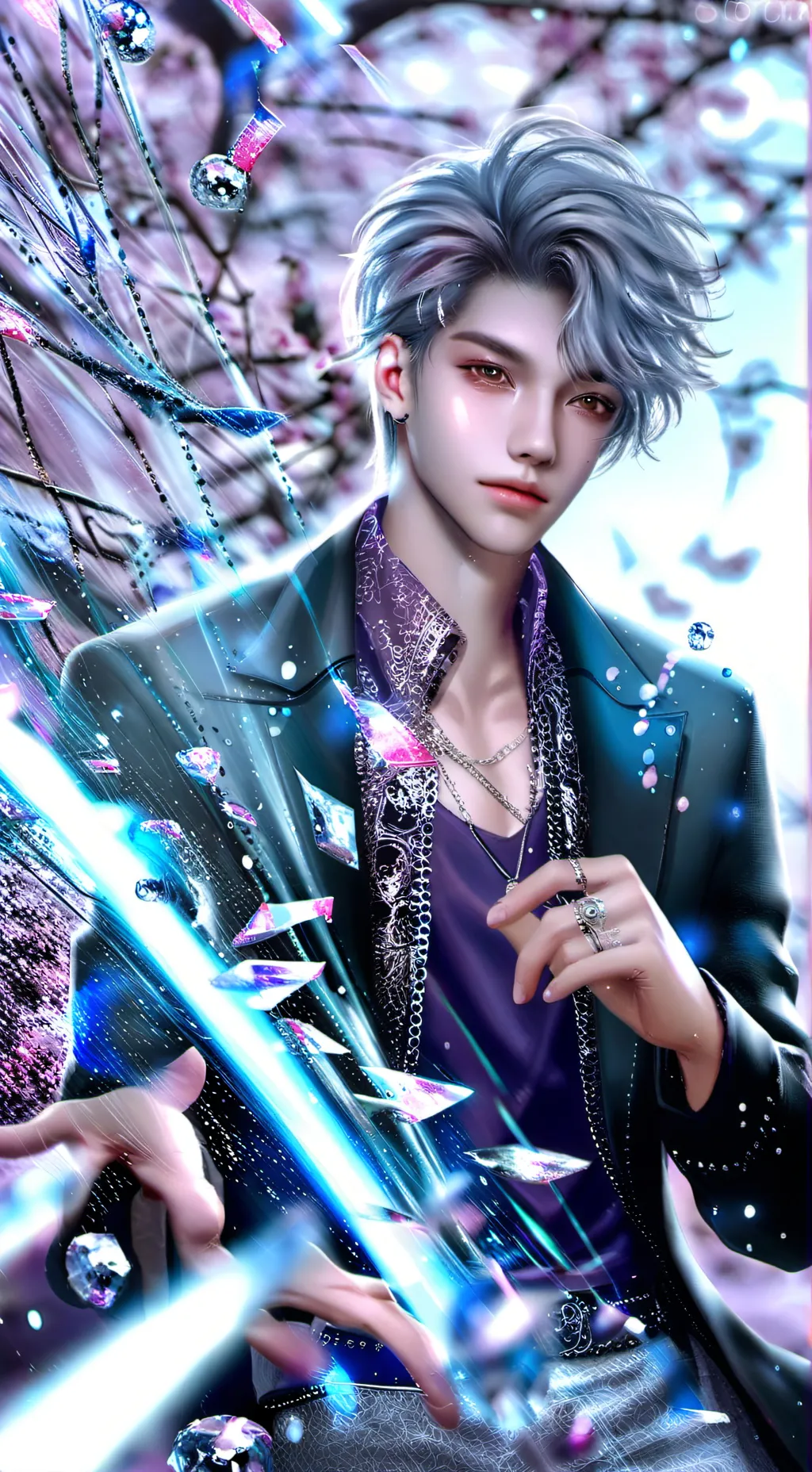 ai character: beau gosse background