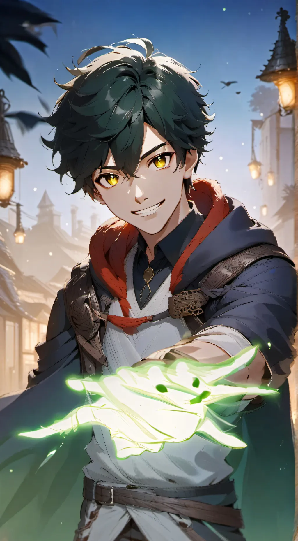 ai character: Enigma  background