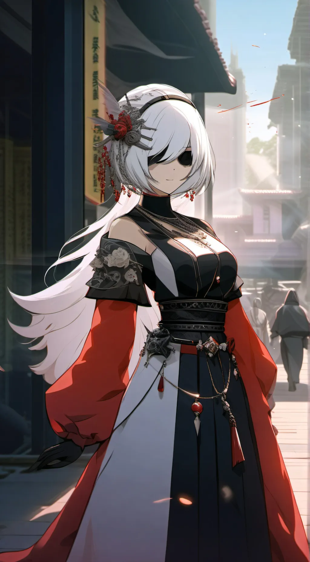 ai character: POR QUE NO???!! background