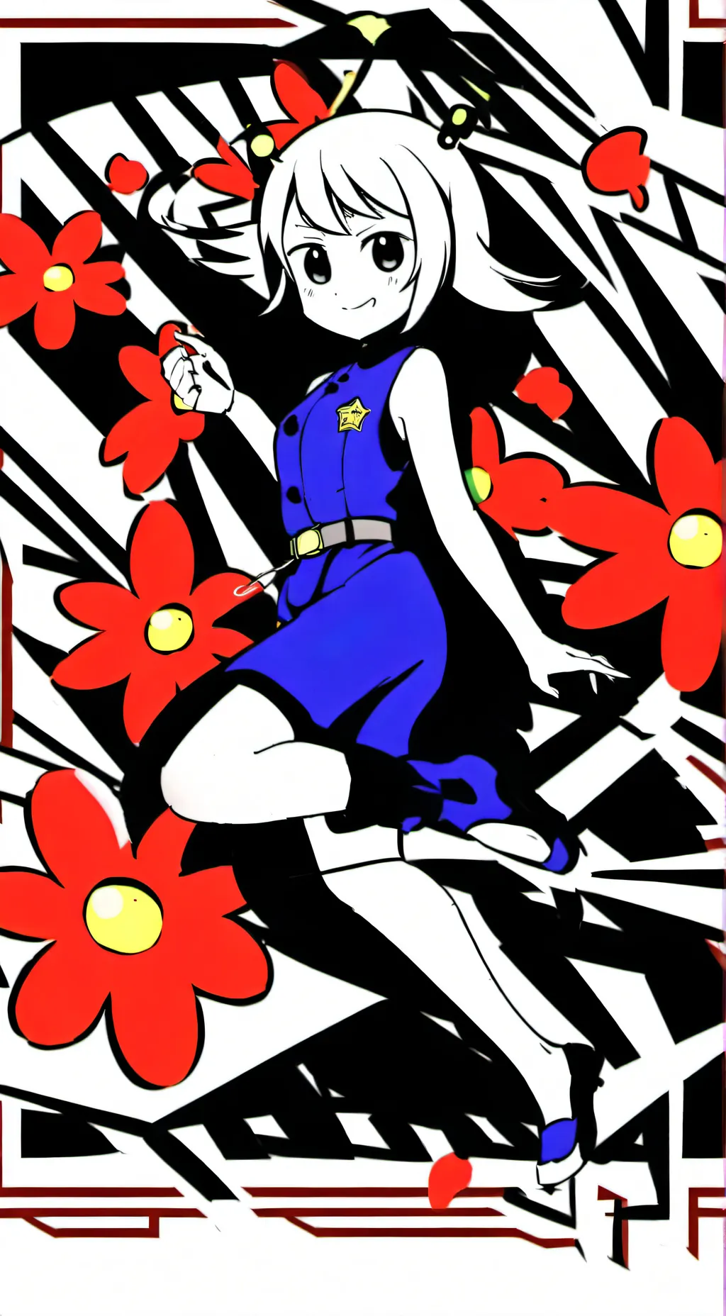 ai character: Make her angry background