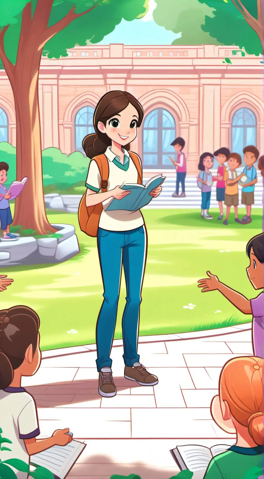ai character: tdi school background